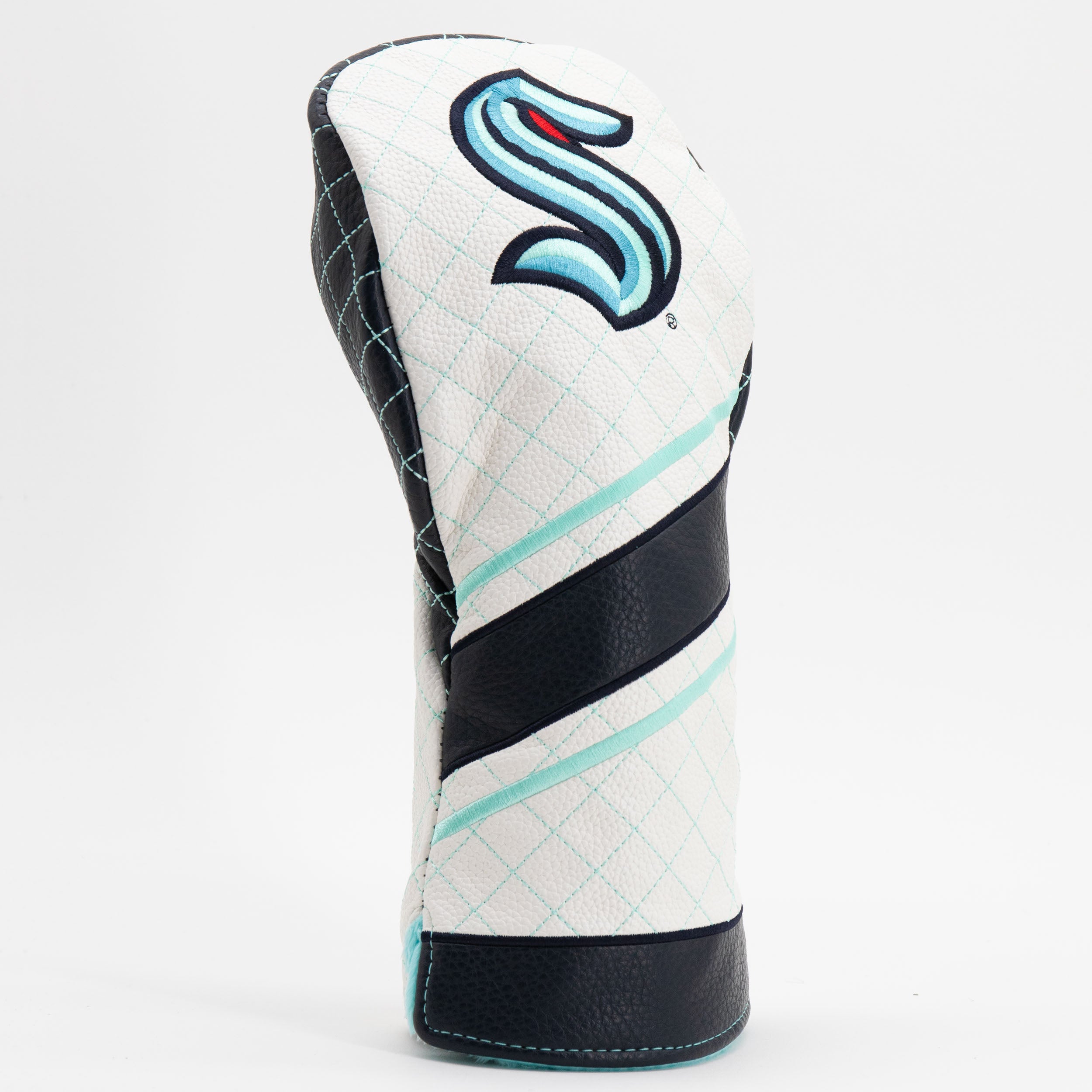 Seattle Kraken Quilted Driver Headcover (STRIPED)