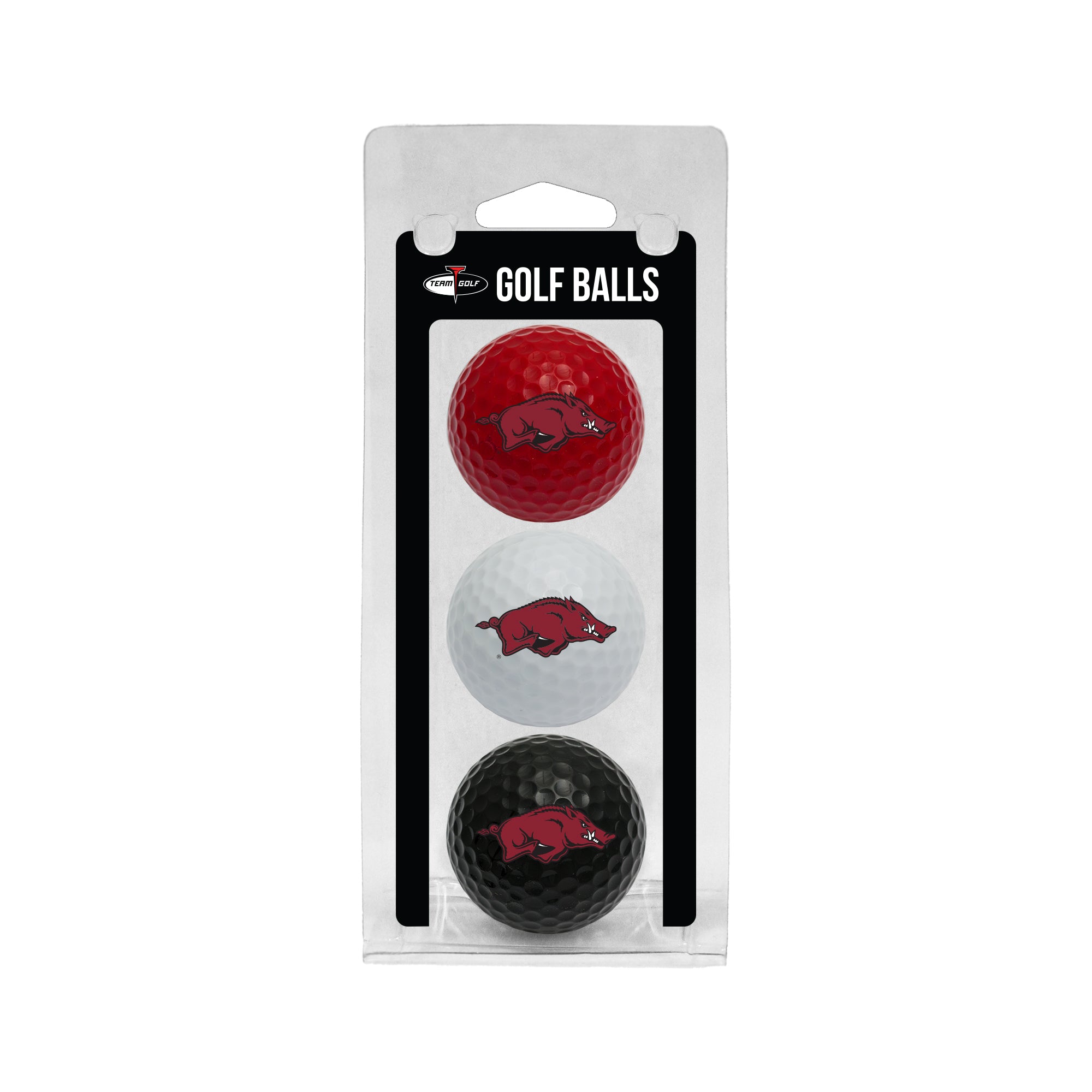 Arkansas Razorbacks Golf Balls 3 Pack