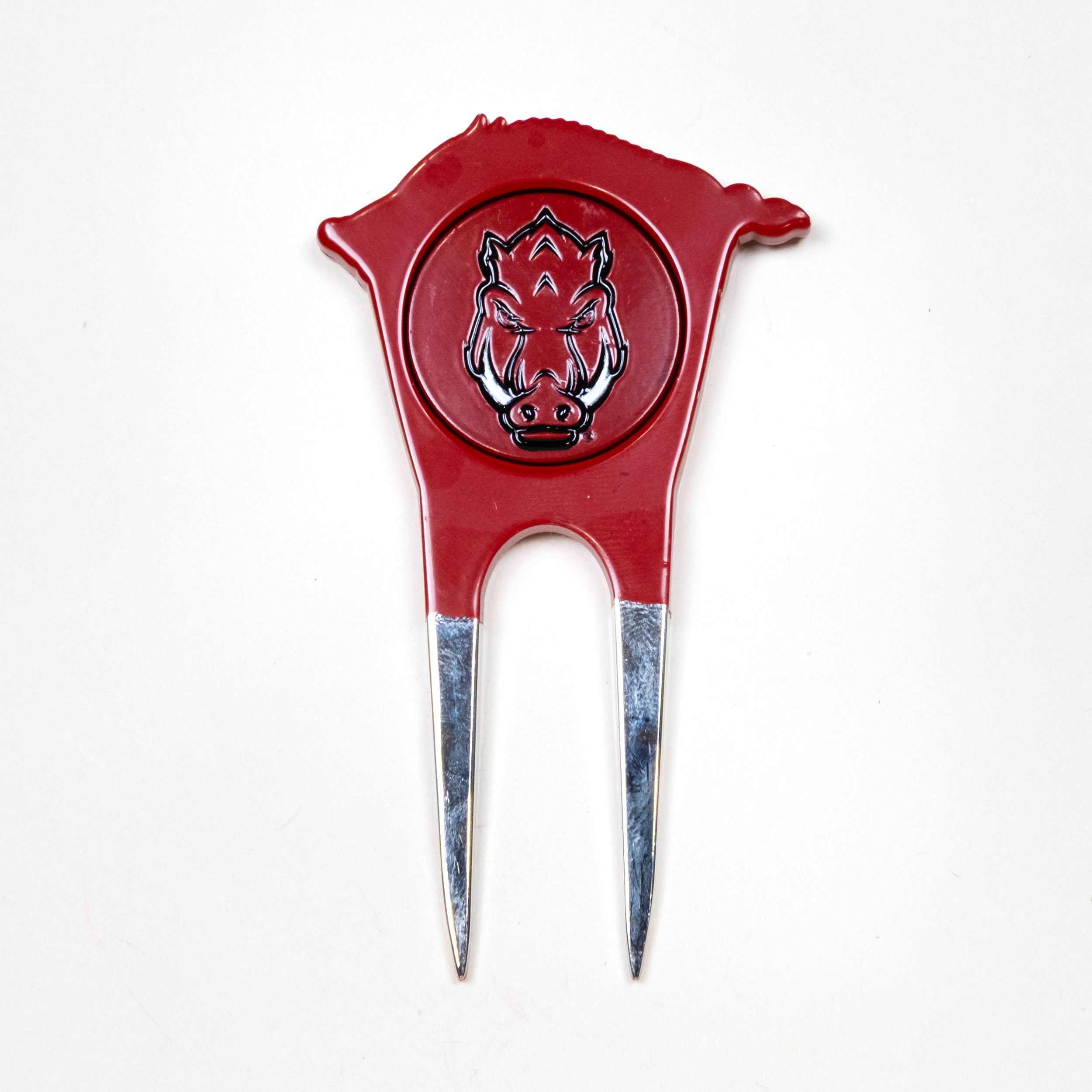 Arkansas Razorbacks Custom Shaped Divot Tool