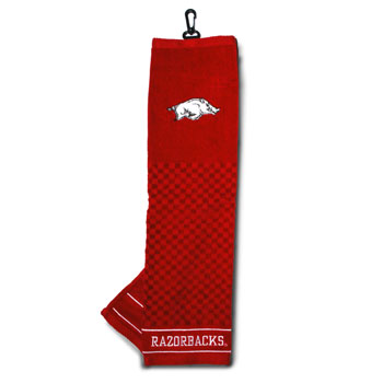Arkansas Razorbacks Embroidered Towel