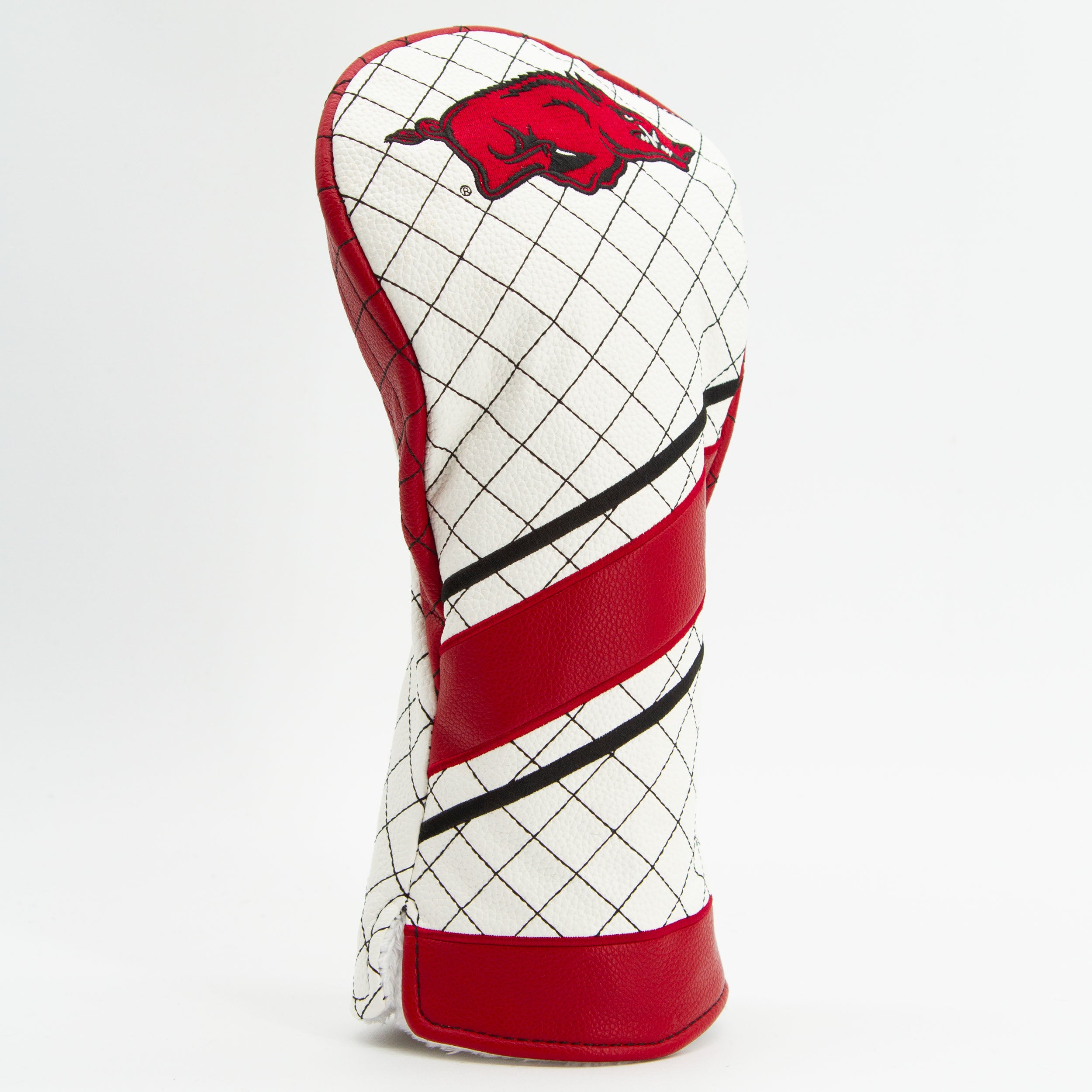 Arkansas Razorbacks Quilted Driver Headcover (STRIPED)