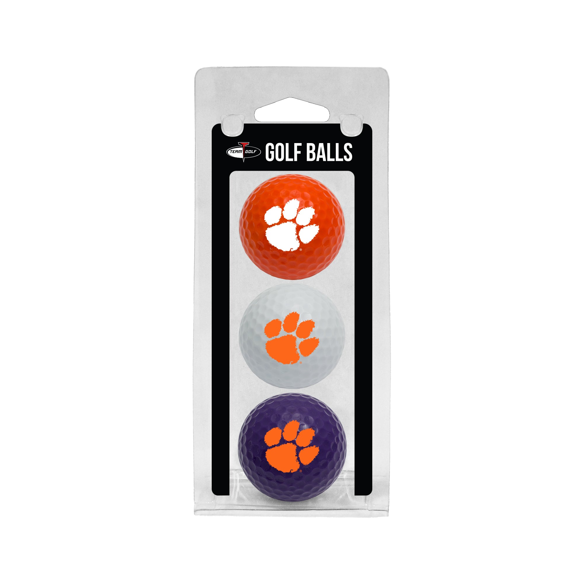 Clemson Tigers Golf Balls 3 Pack