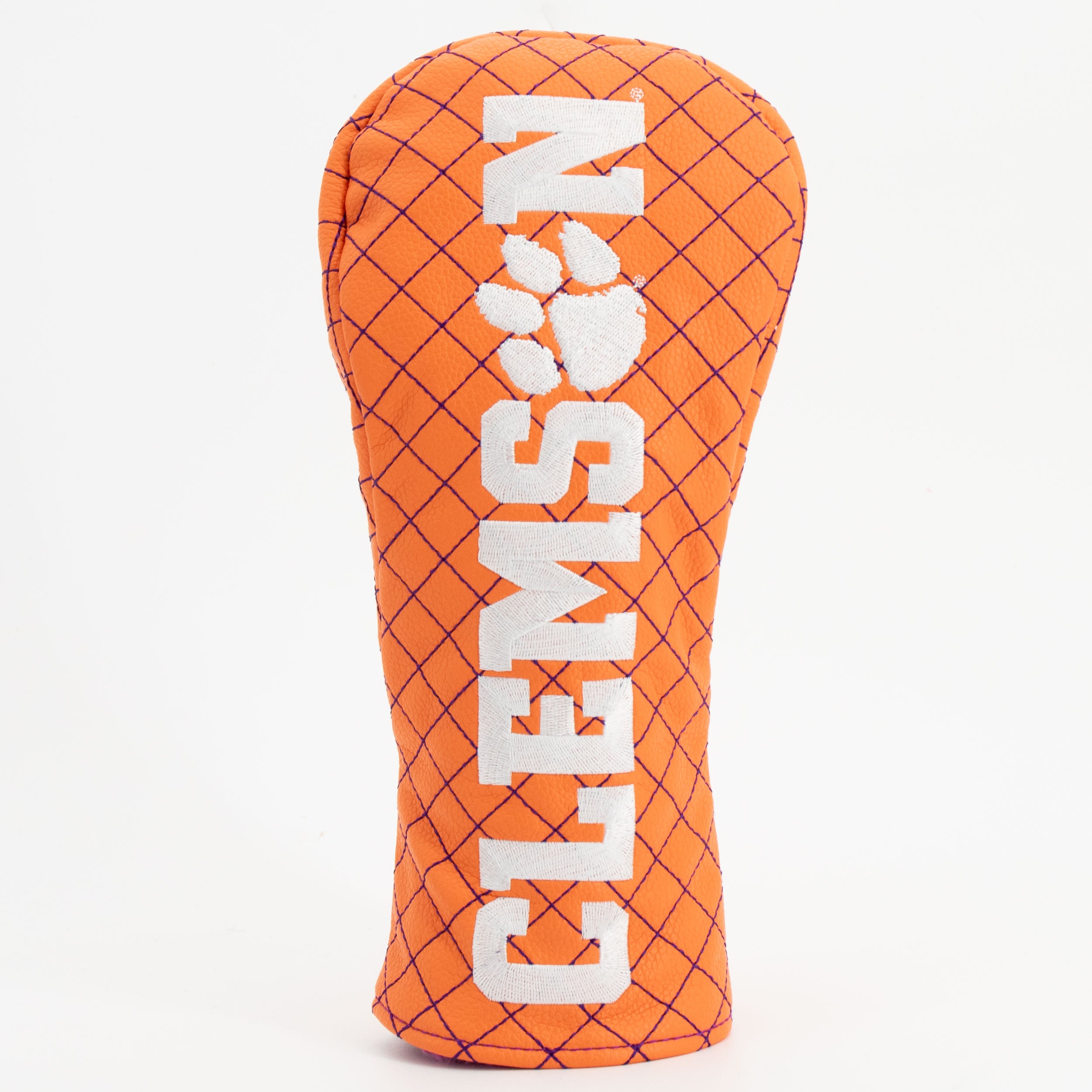 Clemson Tigers Quilted Fairway Headcover (SOLID)