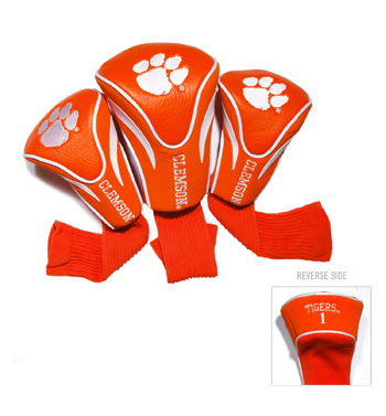 Clemson Tigers 3 Pack Contour Sock Headcovers