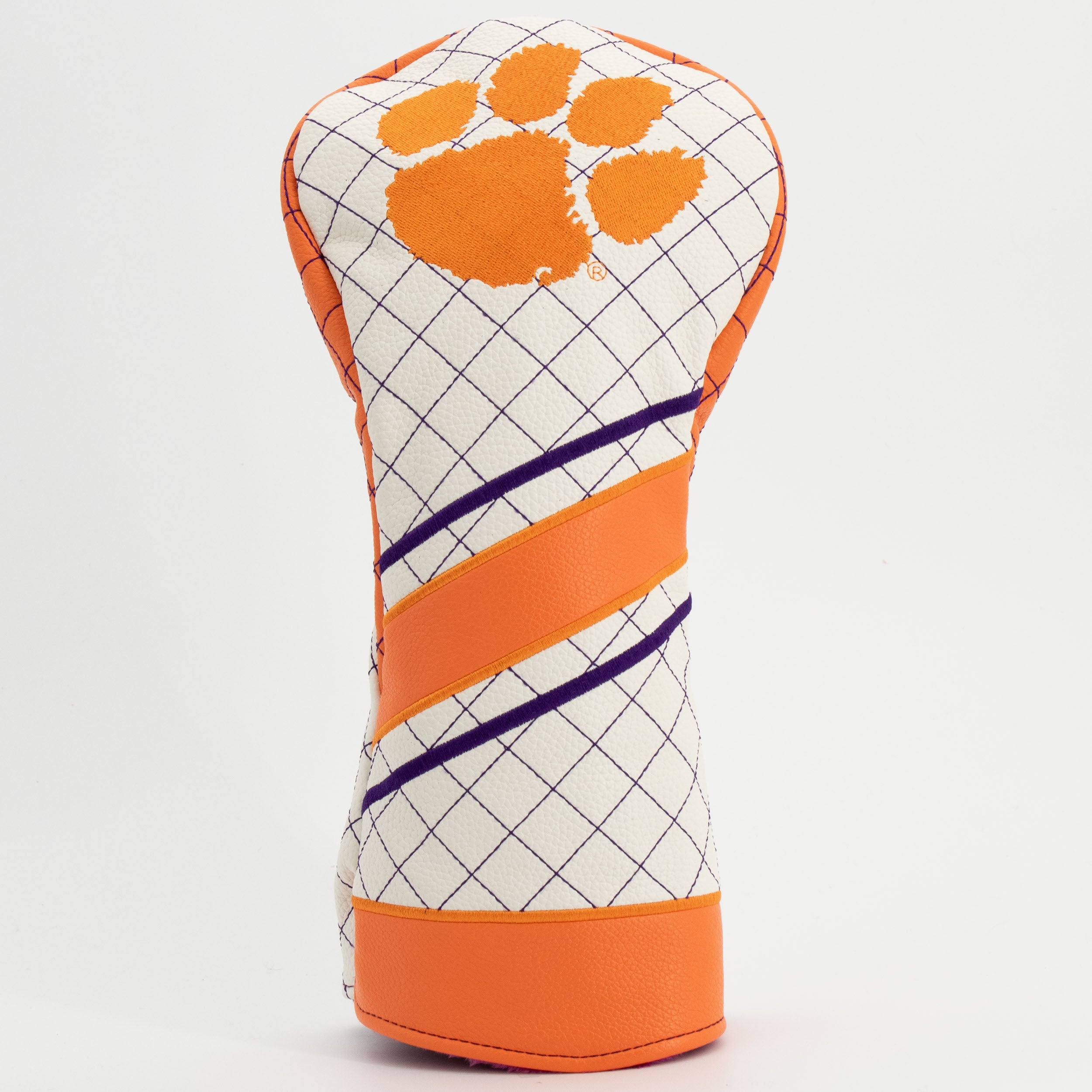 Clemson Tigers Quilted Driver Headcover (STRIPED)
