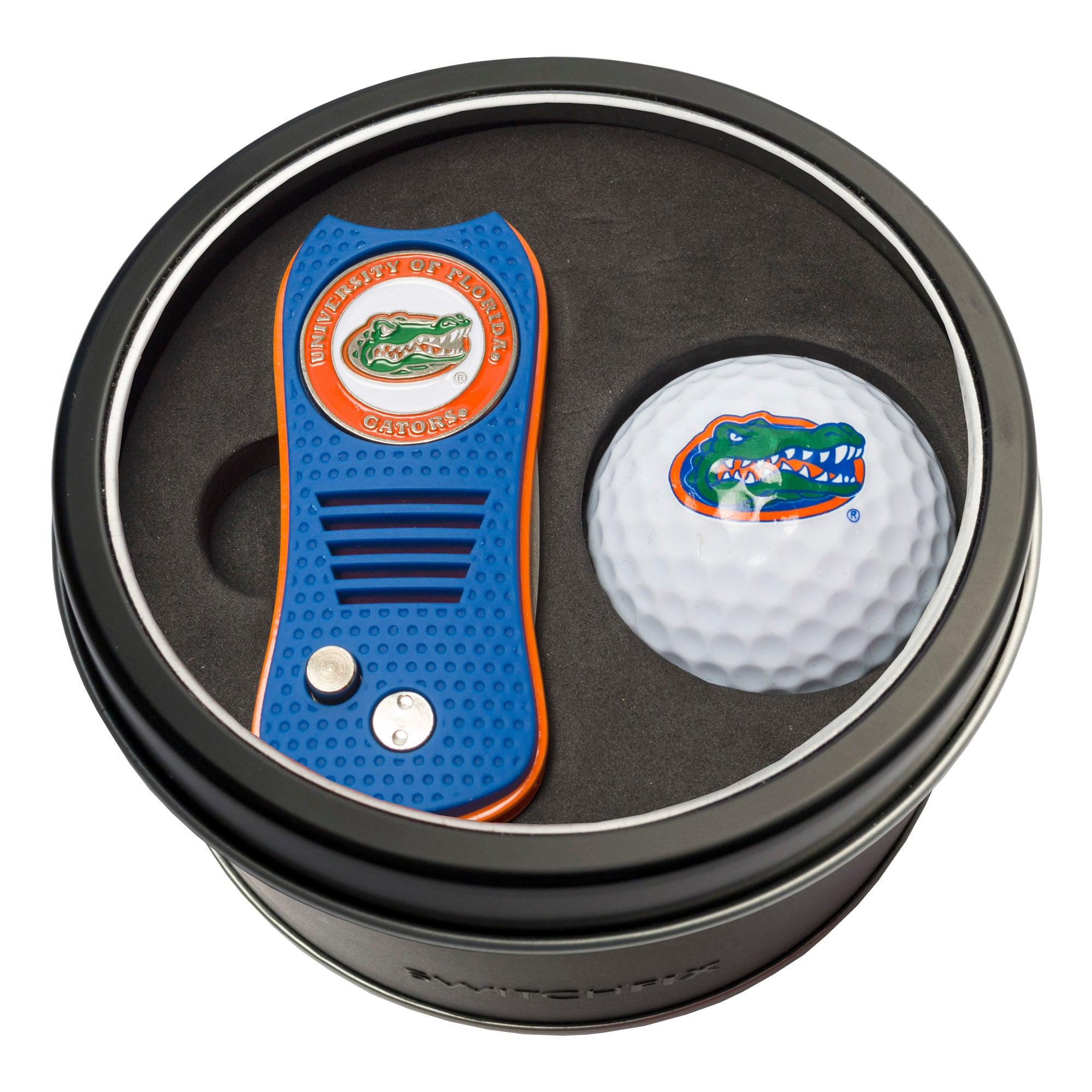 Florida Gators Switchblade Divot Tool + Golf Ball Tin Gift Set