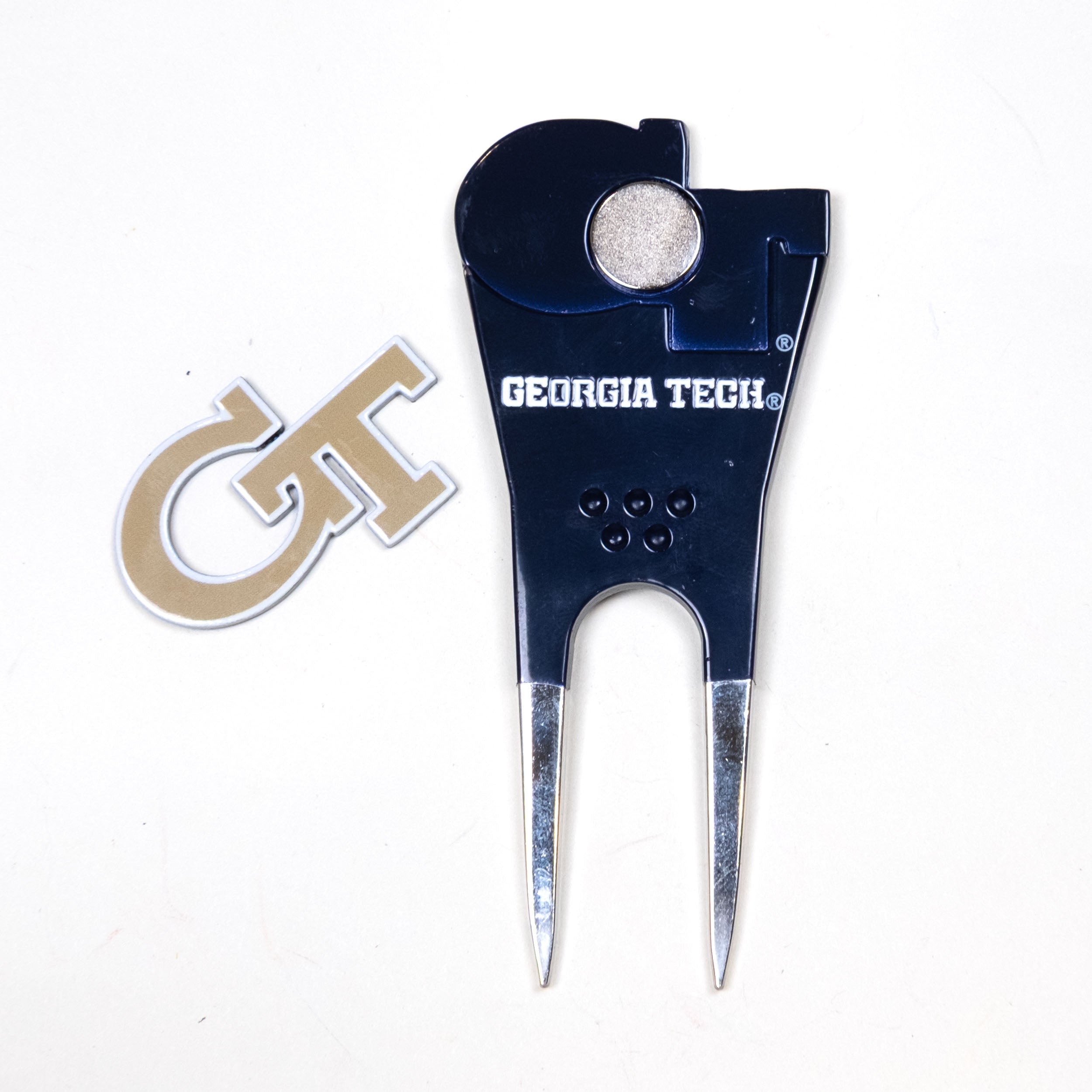 Georgia Tech Yellow Jackets Custom Shaped Divot Tool