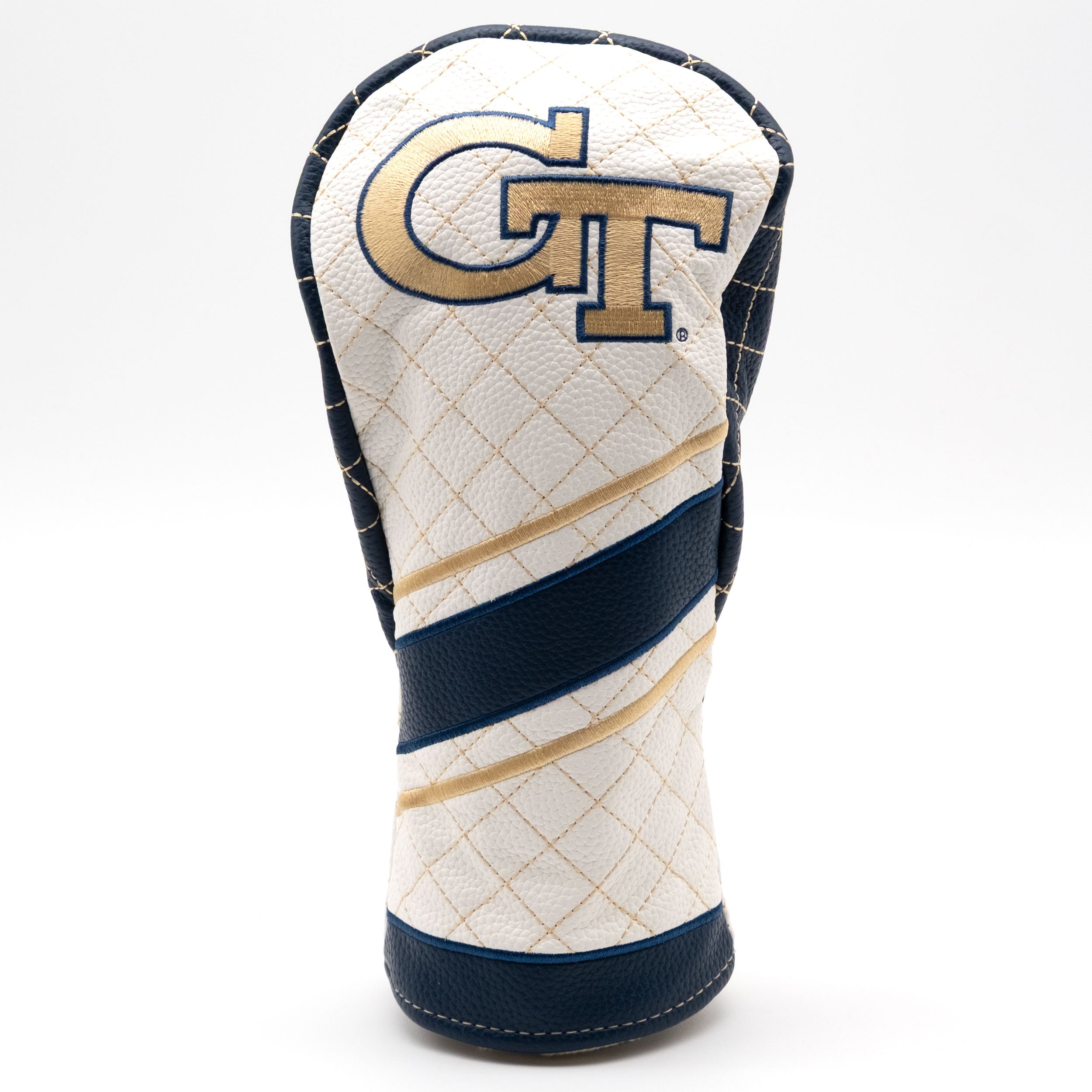 Georgia Tech Yellow Jackets Quilted Fairway Headcover (STRIPED)