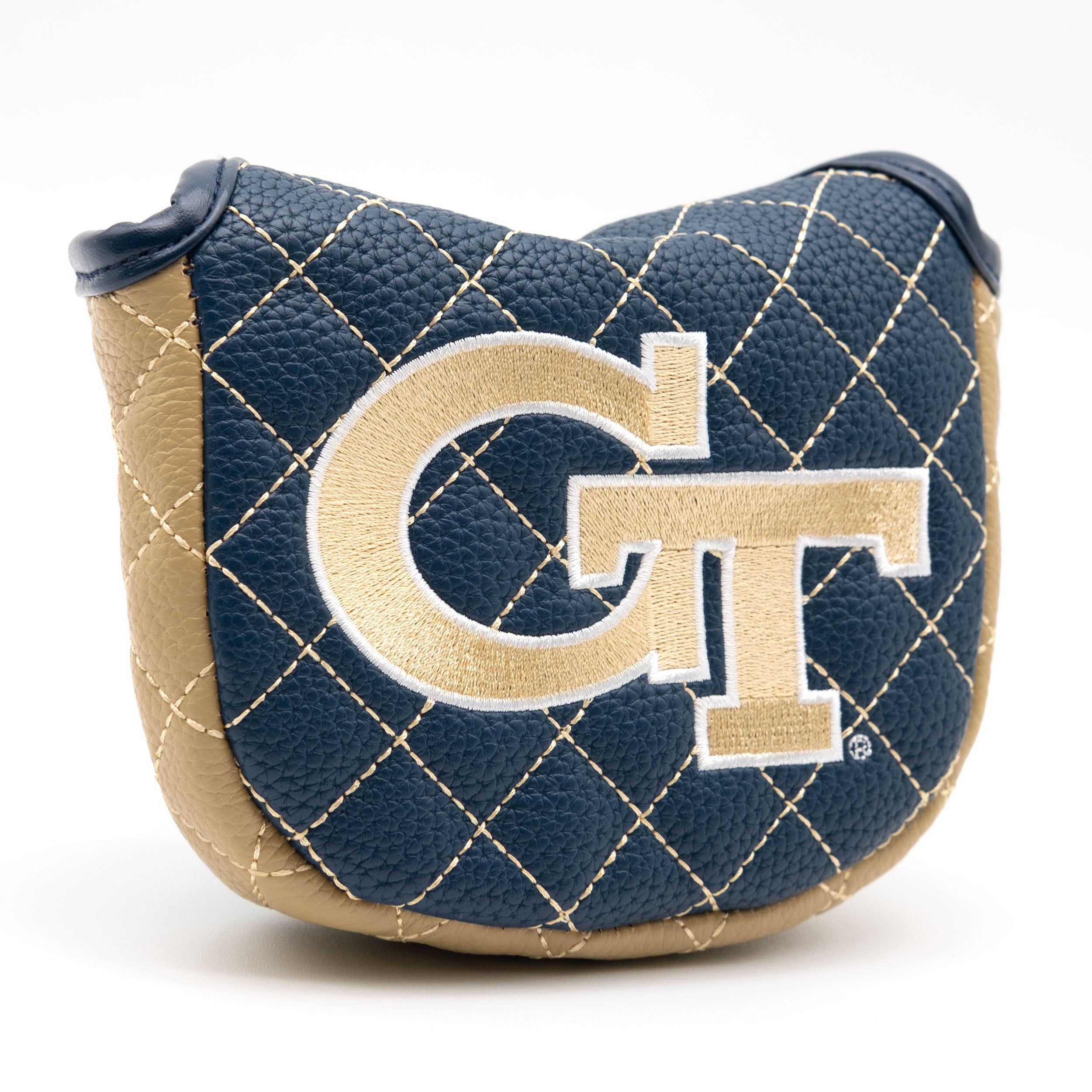 Georgia Tech Yellow Jackets Quilted Mallet Putter Cover (SOLID)