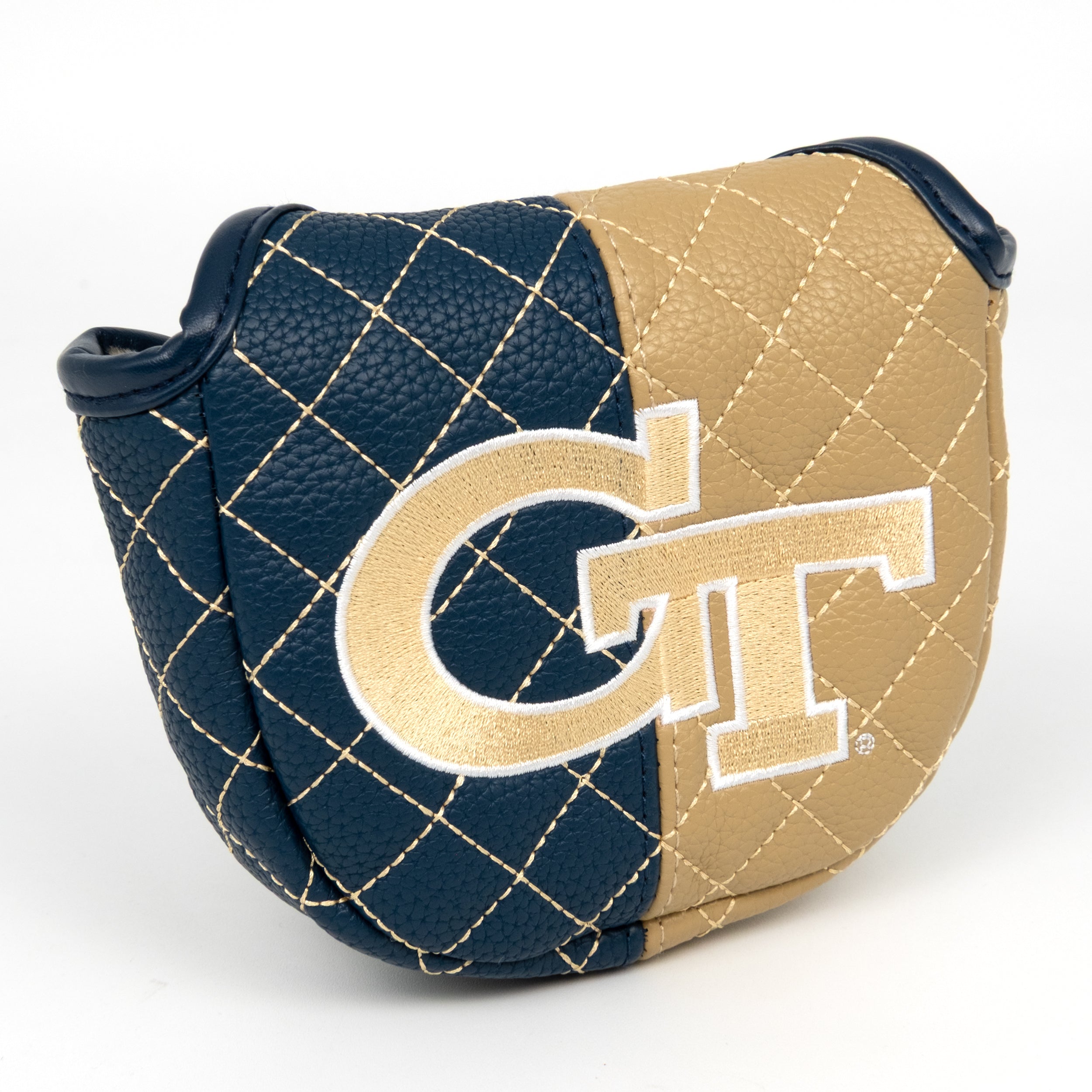 Georgia Tech Yellow Jackets Quilted Mallet Putter Cover (SPLIT)