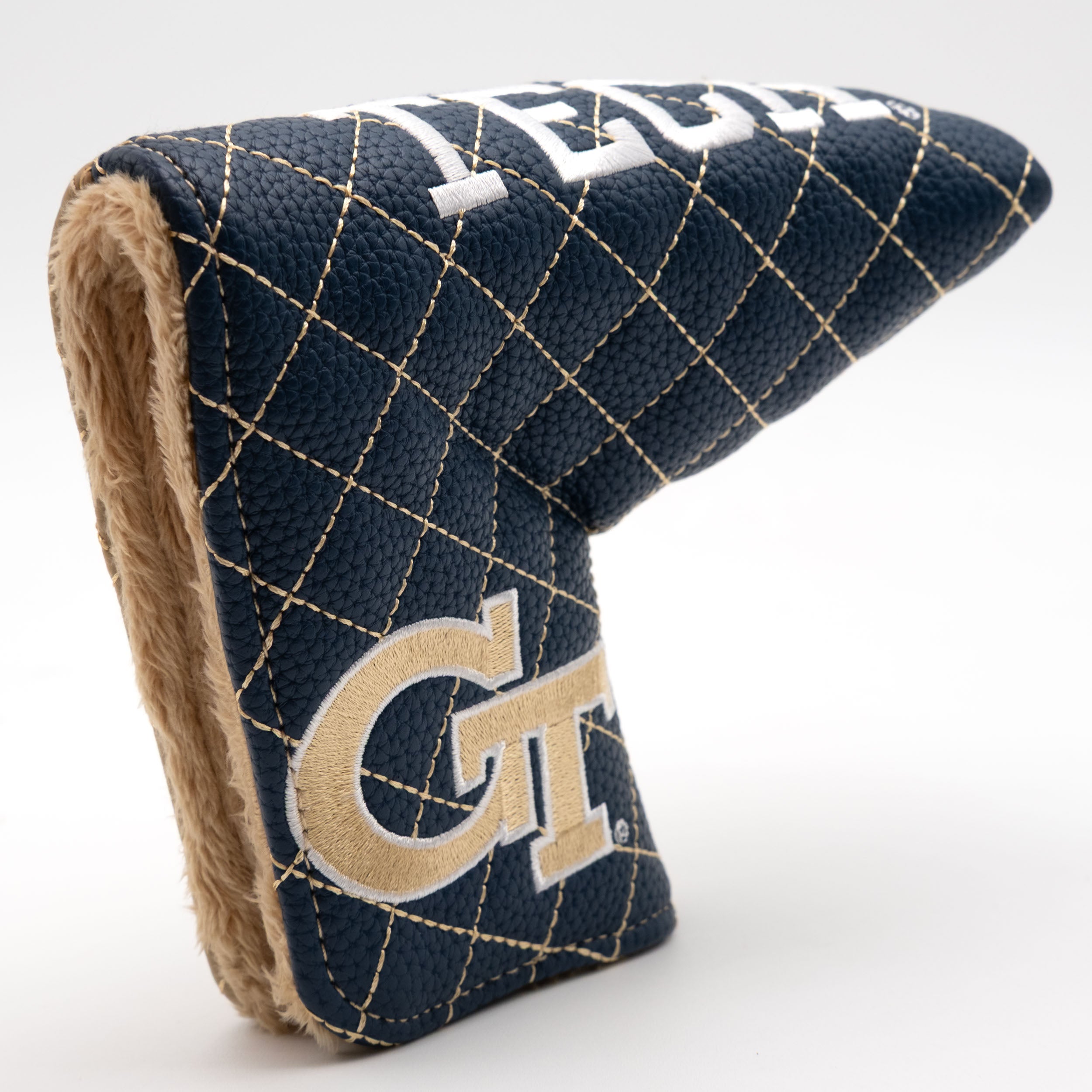 Georgia Tech Yellow Jackets Quited Blade Putter Cover (SPLIT)