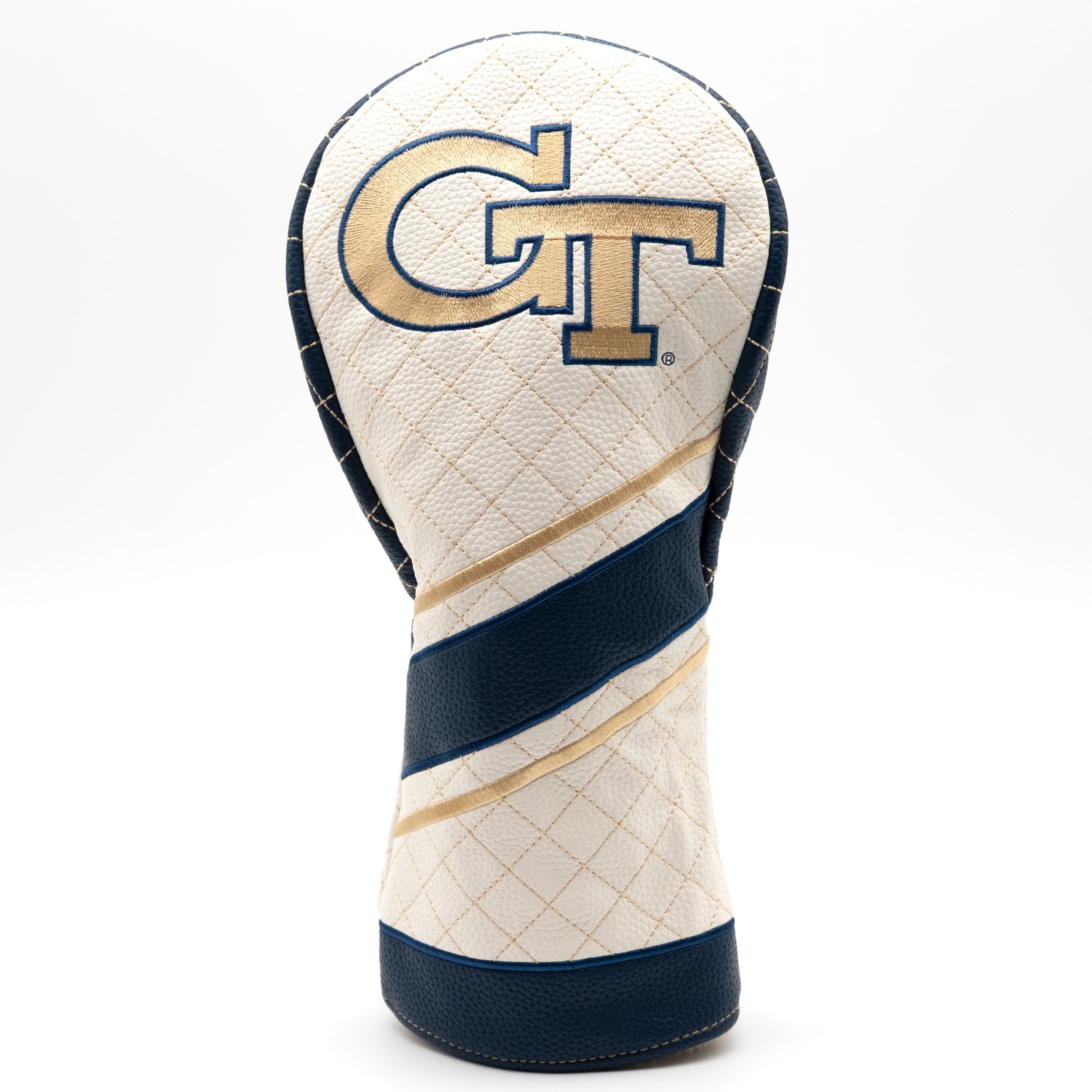Georgia Tech Yellow Jackets Quilted Driver Headcover (STRIPED)