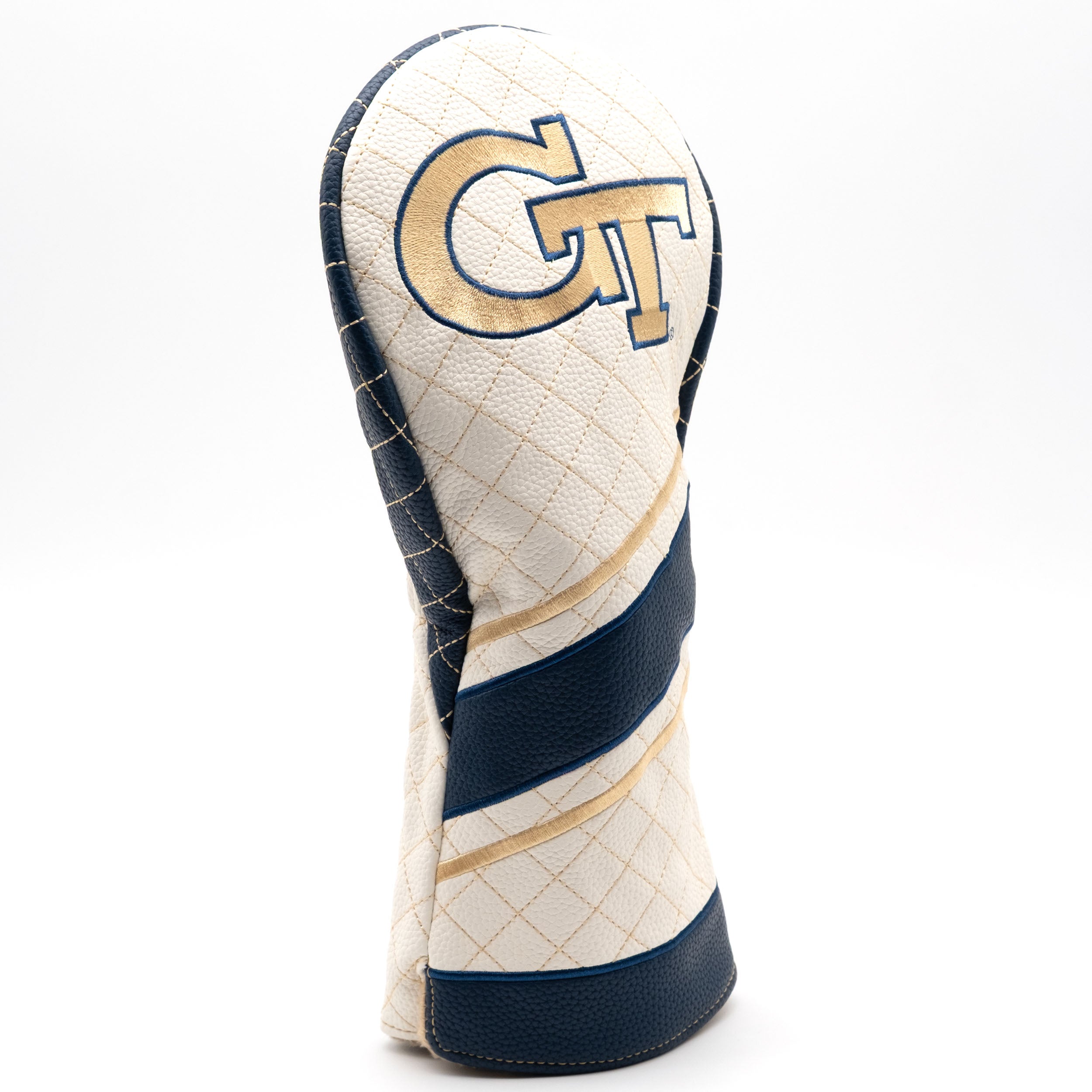 Georgia Tech Yellow Jackets Quilted Driver Headcover (STRIPED)