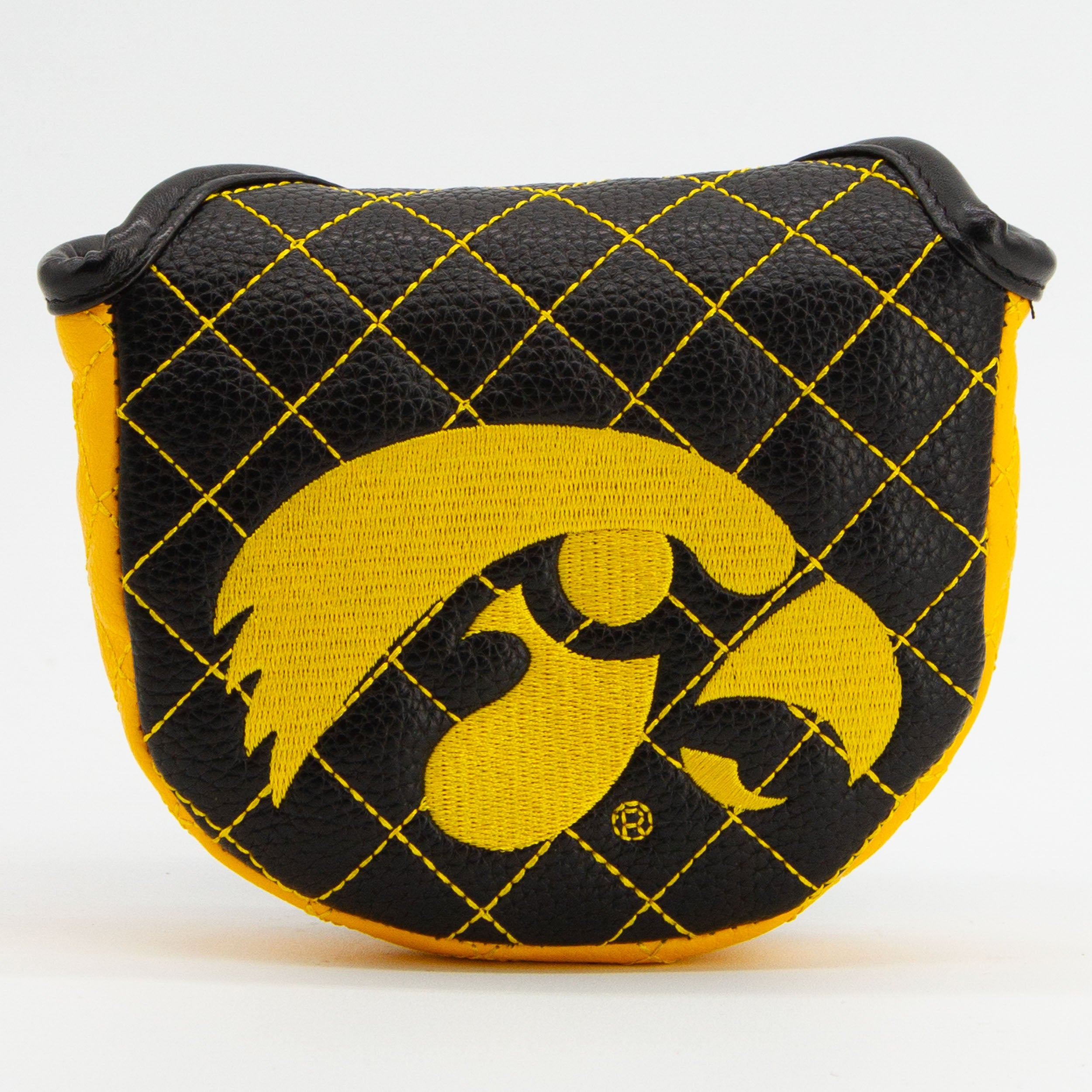 Iowa Hawkeyes Quilted Mallet Putter Cover (SOLID)