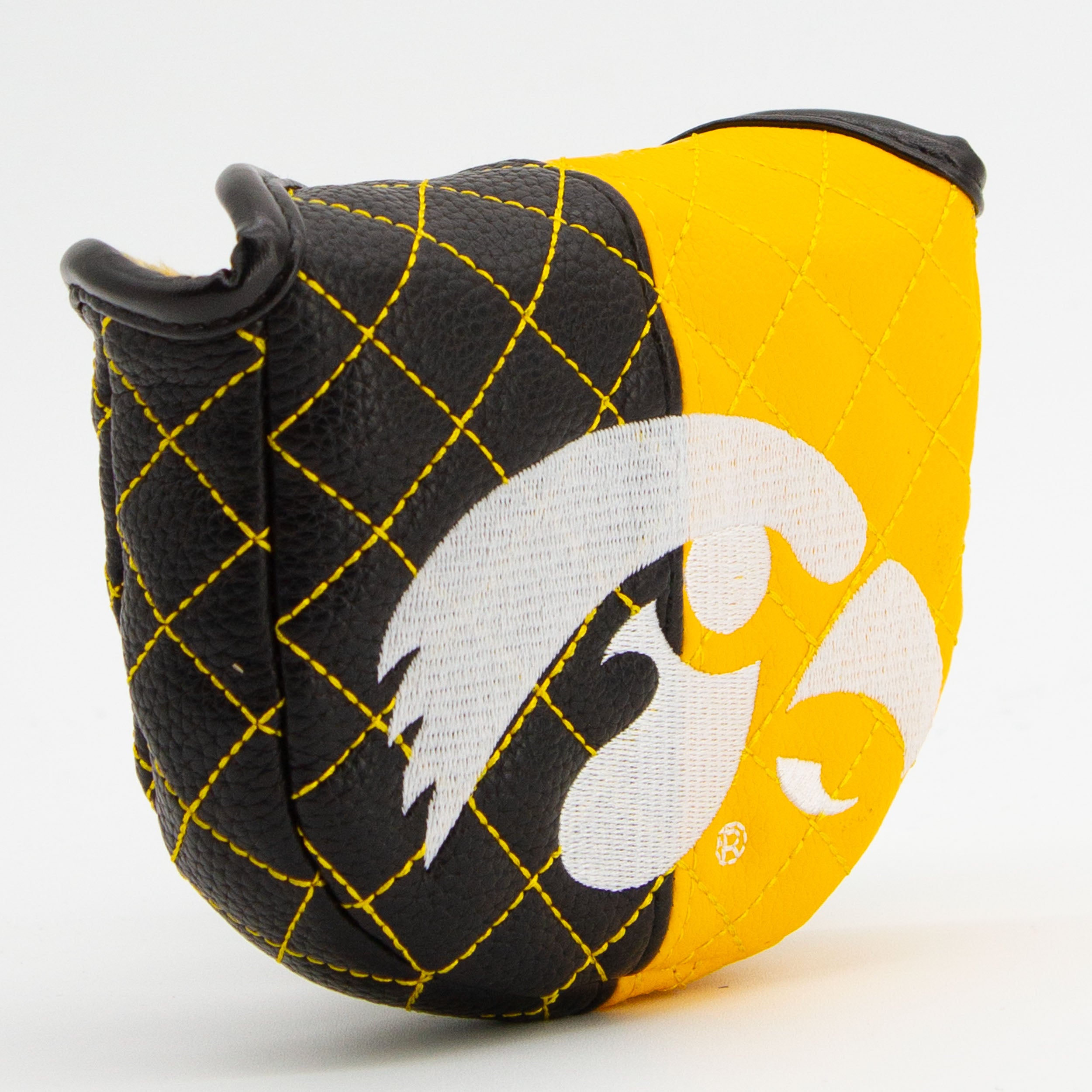 Iowa Hawkeyes Quilted Mallet Putter Cover (SPLIT)