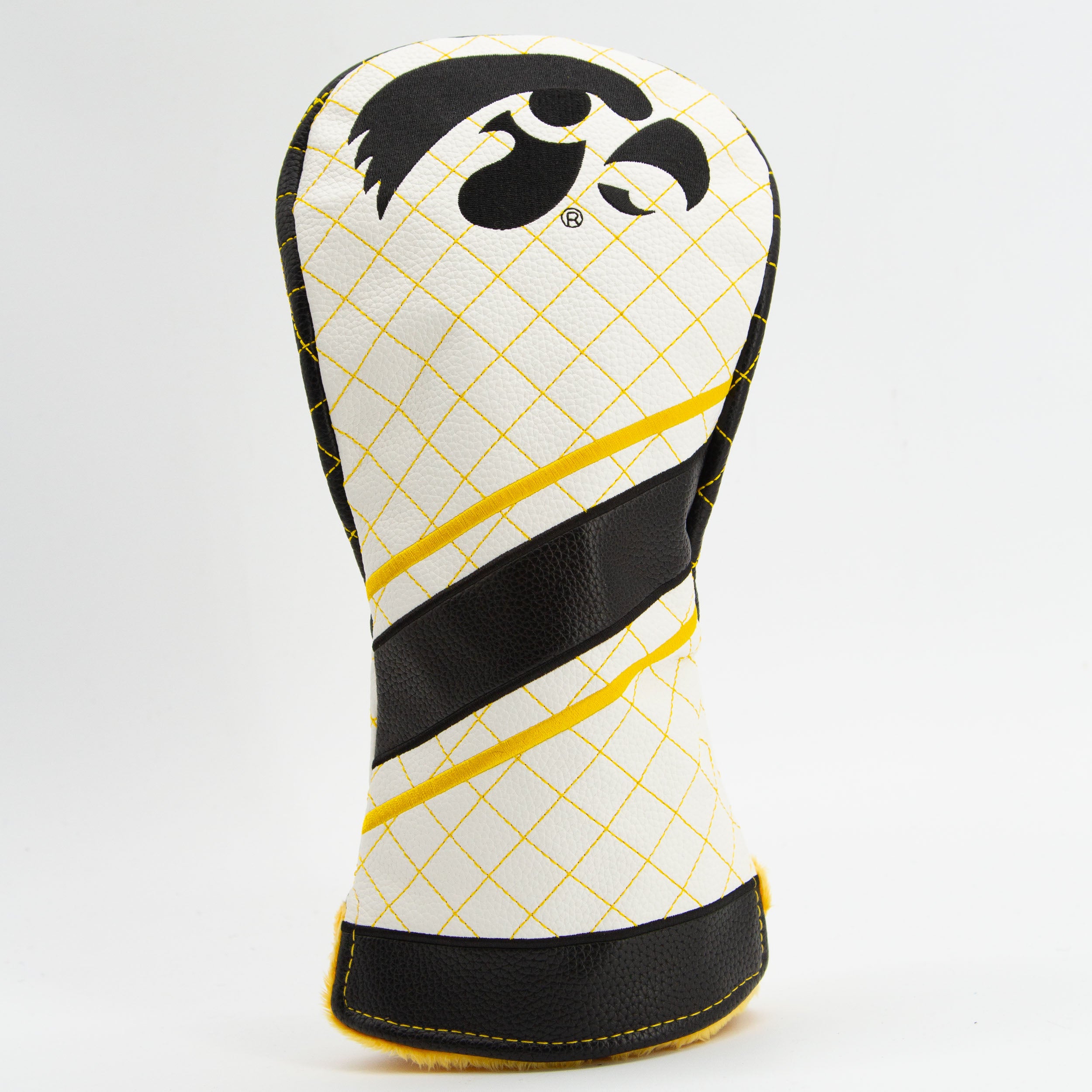 Iowa Hawkeyes Quilted Driver Headcover (STRIPED)