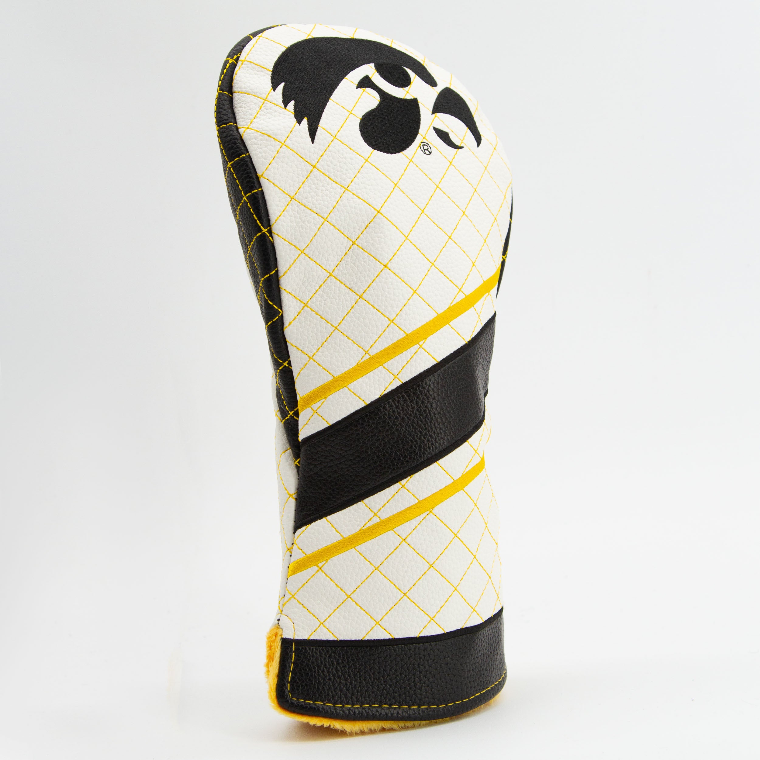 Iowa Hawkeyes Quilted Driver Headcover (STRIPED)