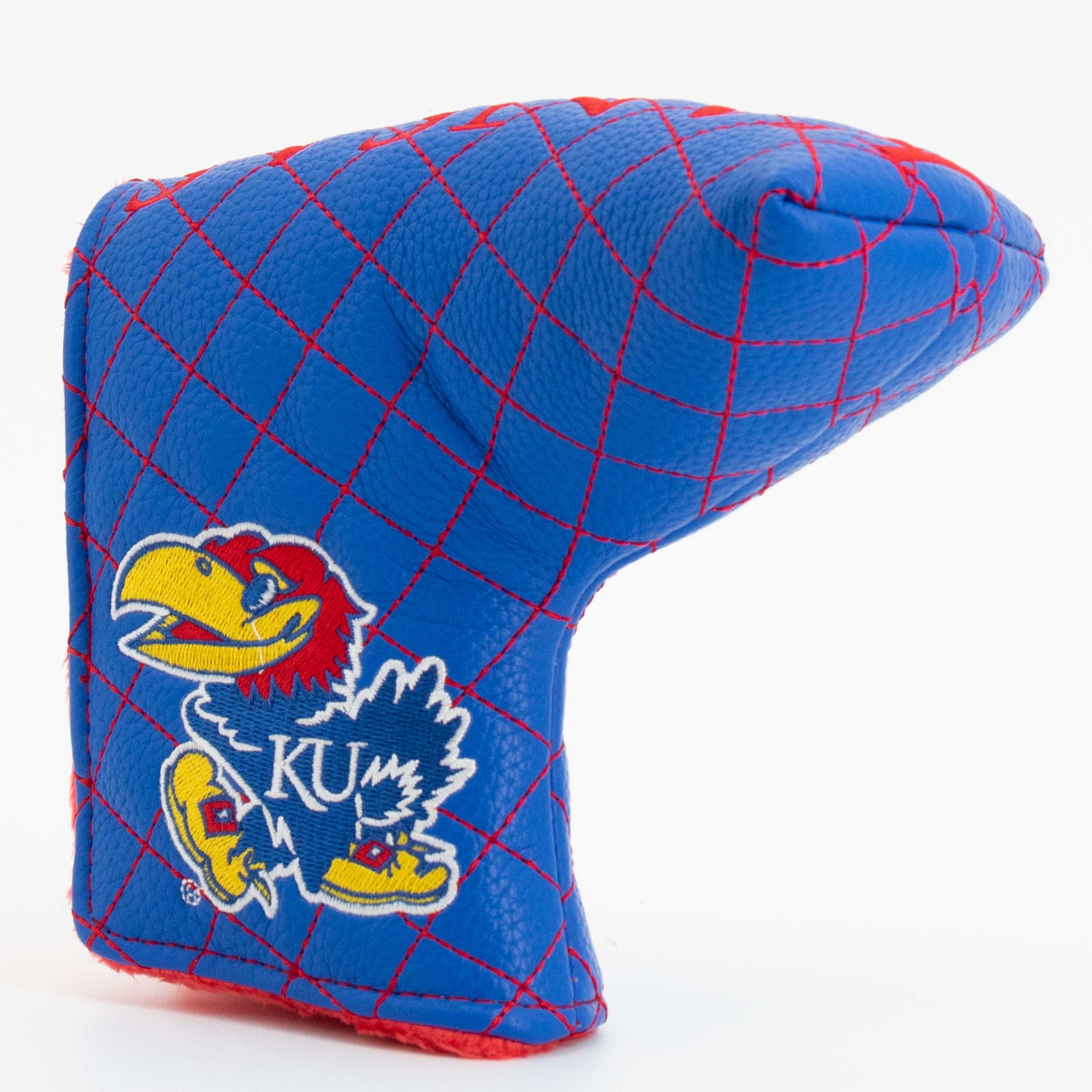 Kansas Jayhawks Quited Blade Putter Cover (SOLID)