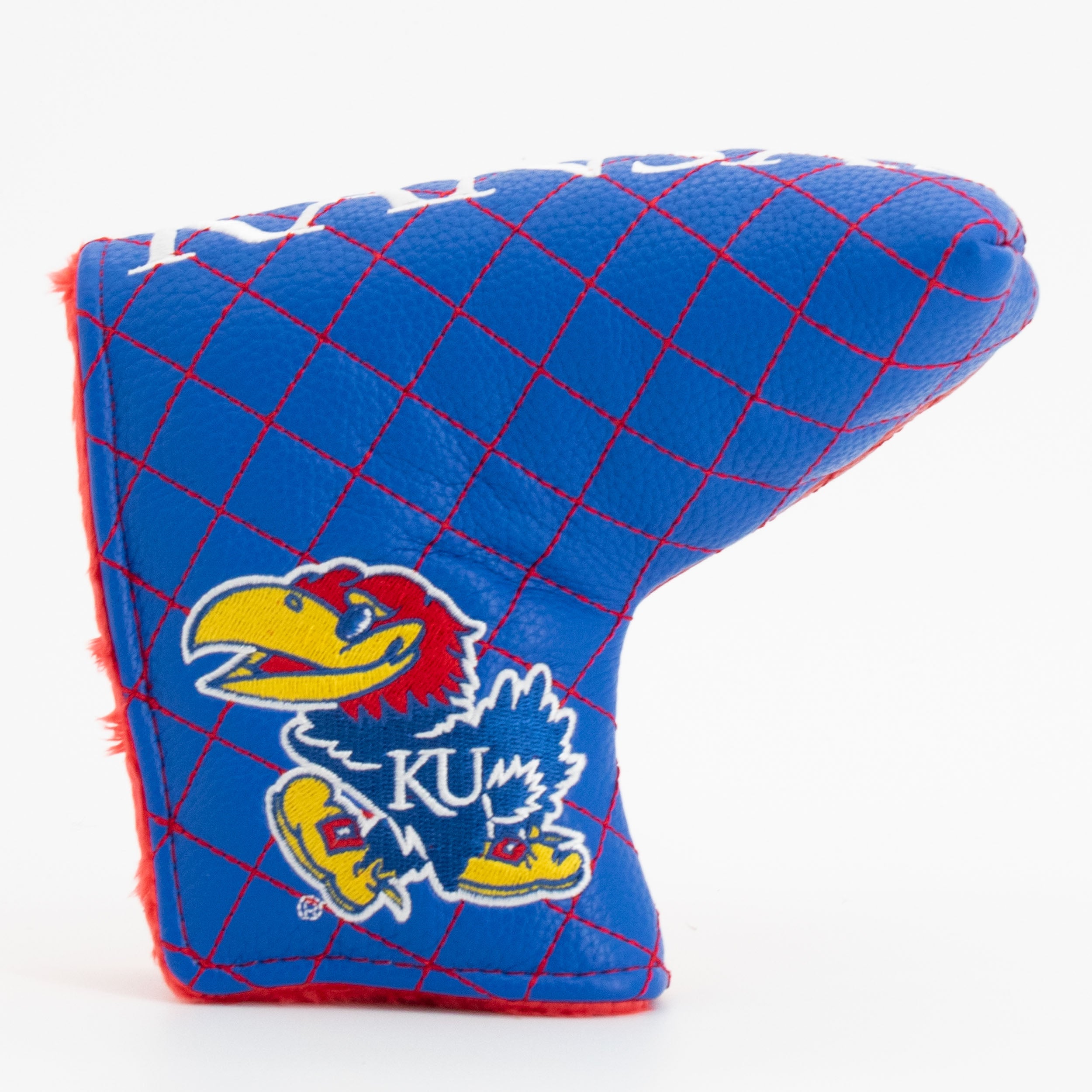 Kansas Jayhawks Quited Blade Putter Cover (SPLIT)