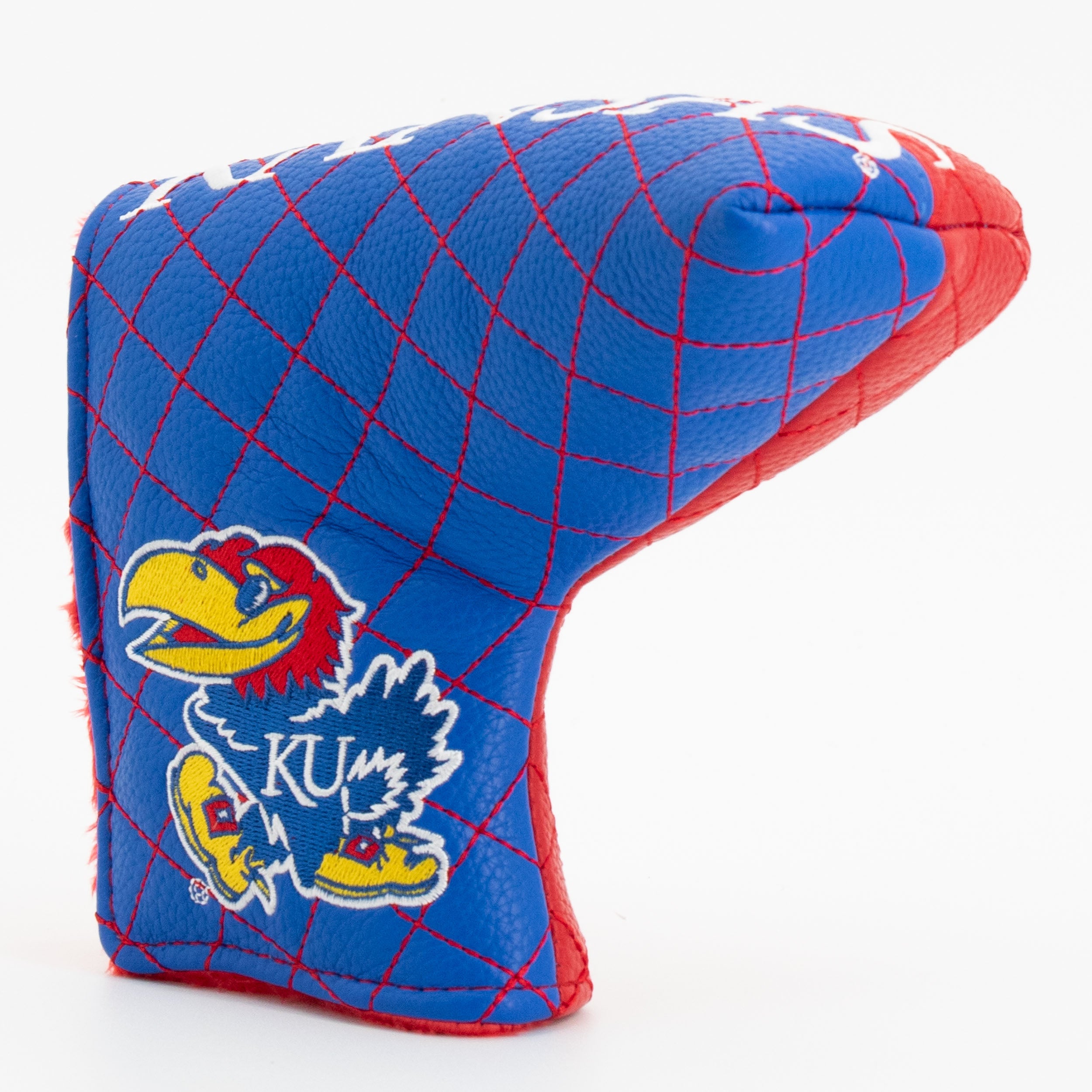 Kansas Jayhawks Quited Blade Putter Cover (SPLIT)