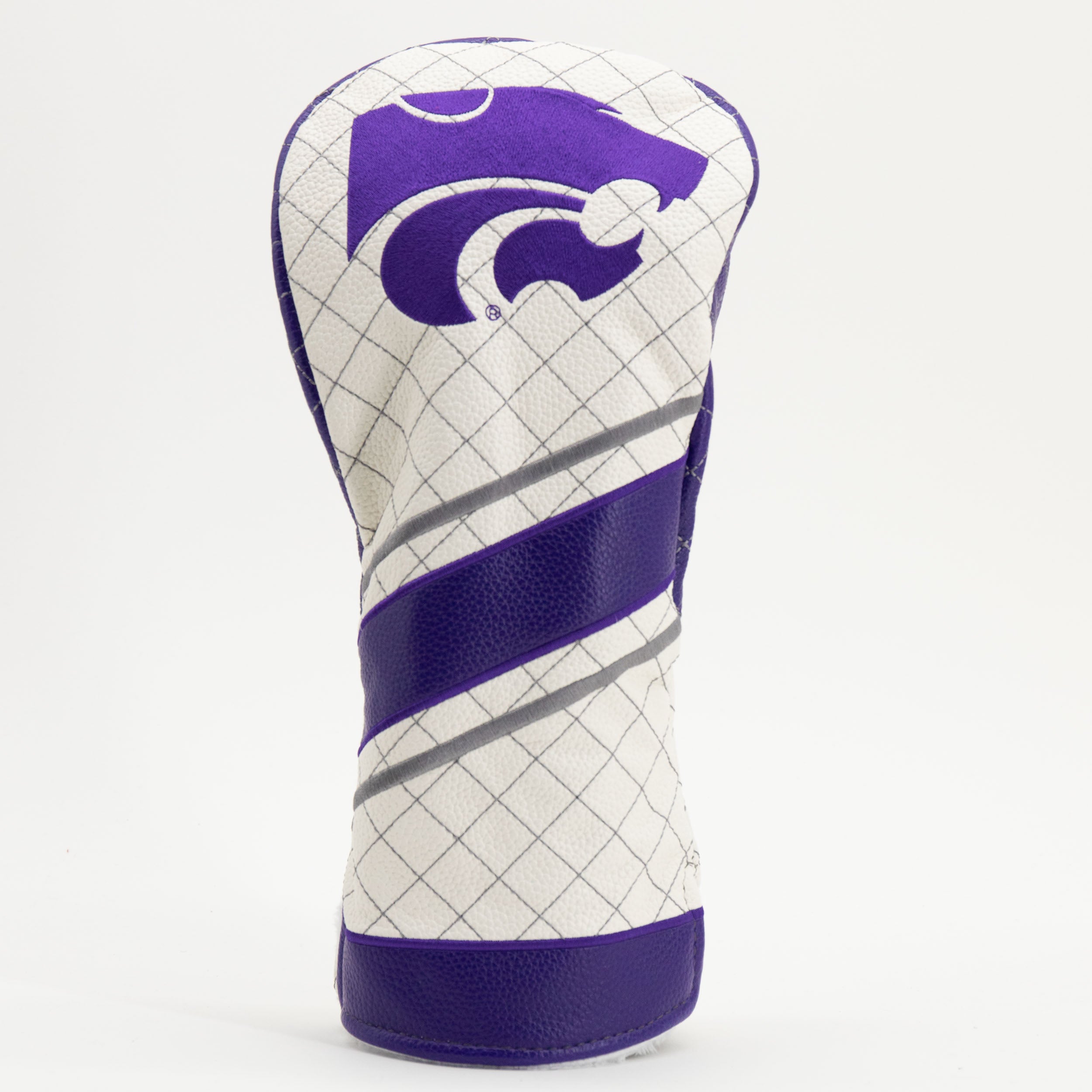 Kansas State Wildcats Quilted Driver Headcover (STRIPED)