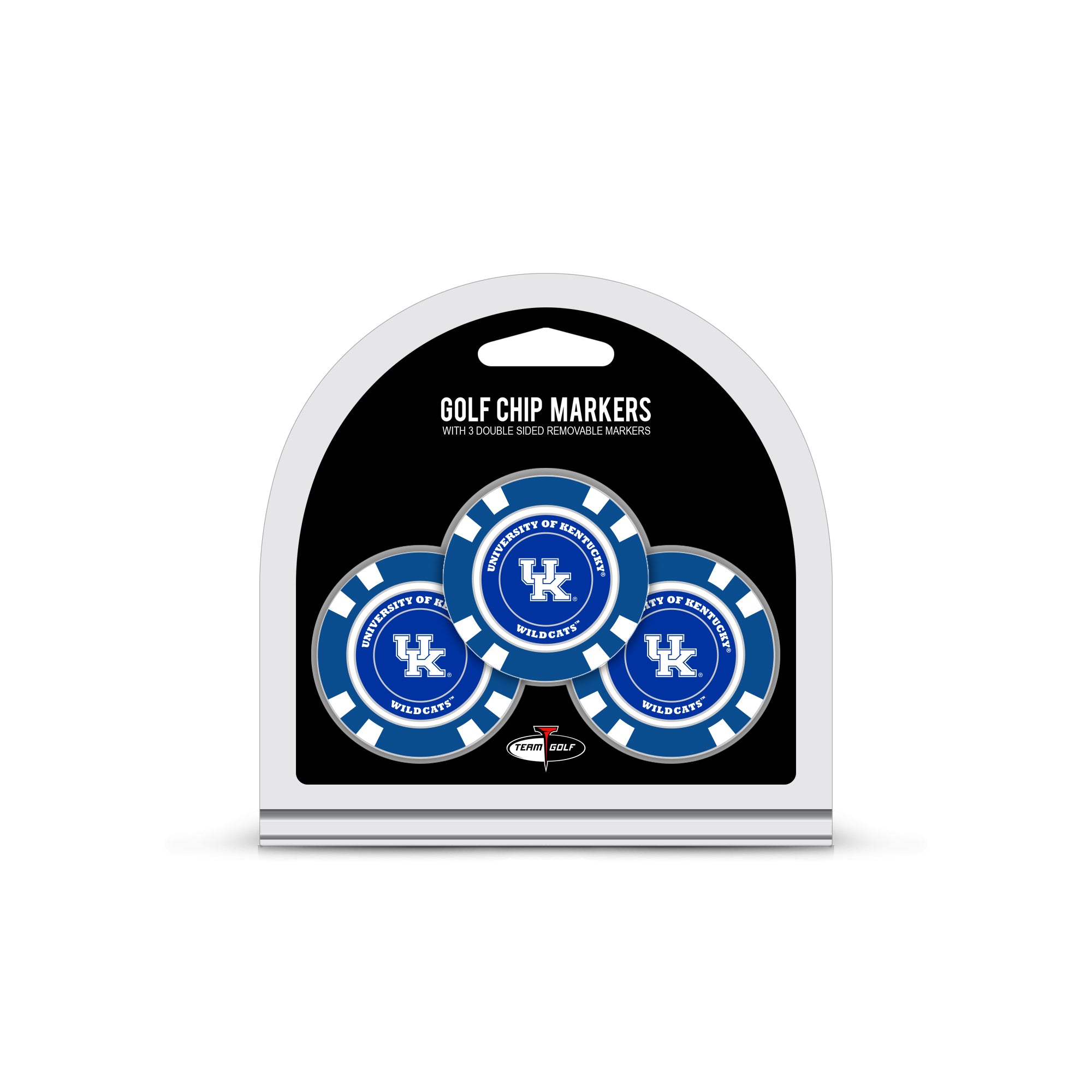 Kentucky Wildcats 3 Pack Golf Chip Ball Markers