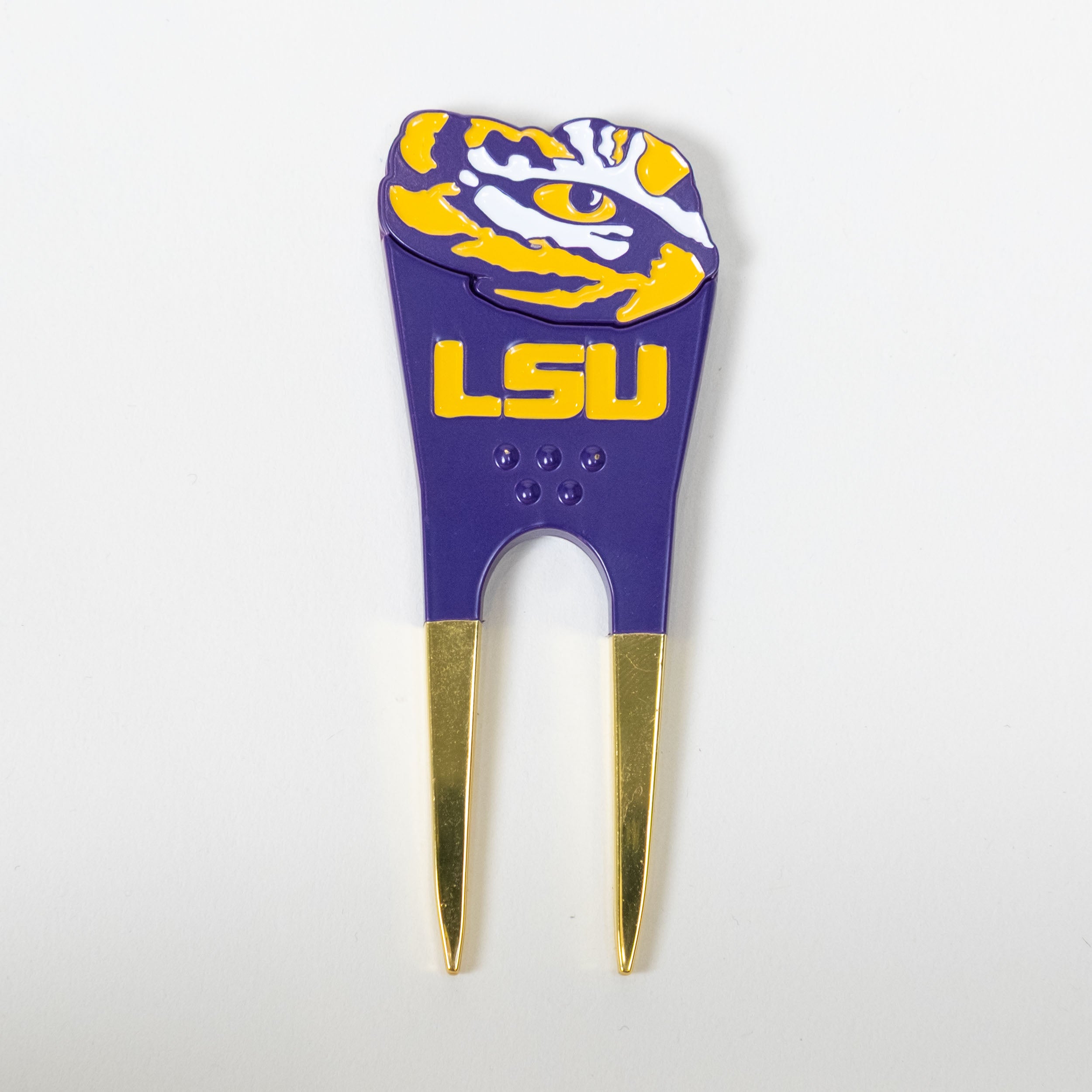 LSU Tigers Custom Shaped Divot Tool
