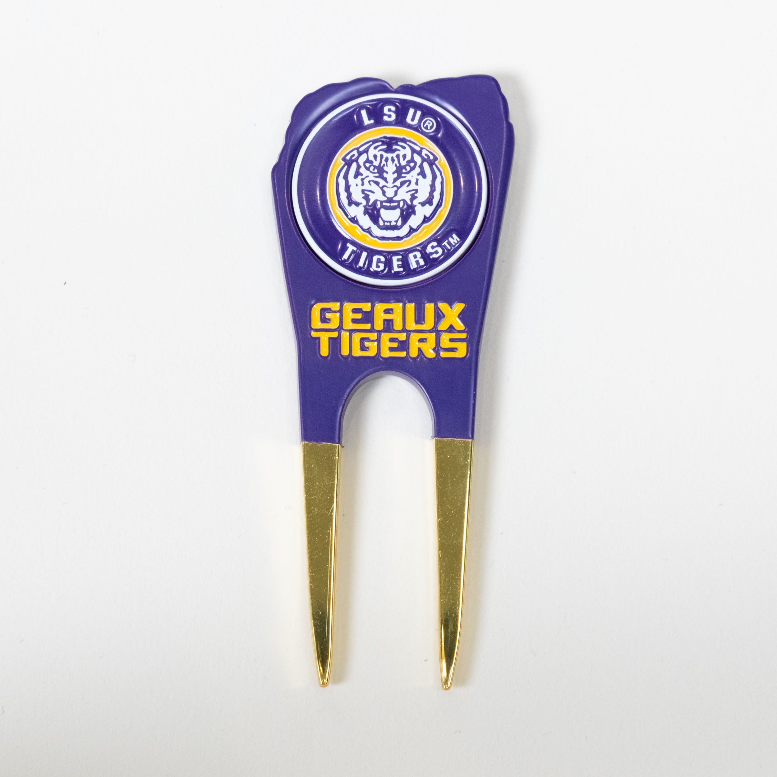 LSU Tigers Custom Shaped Divot Tool