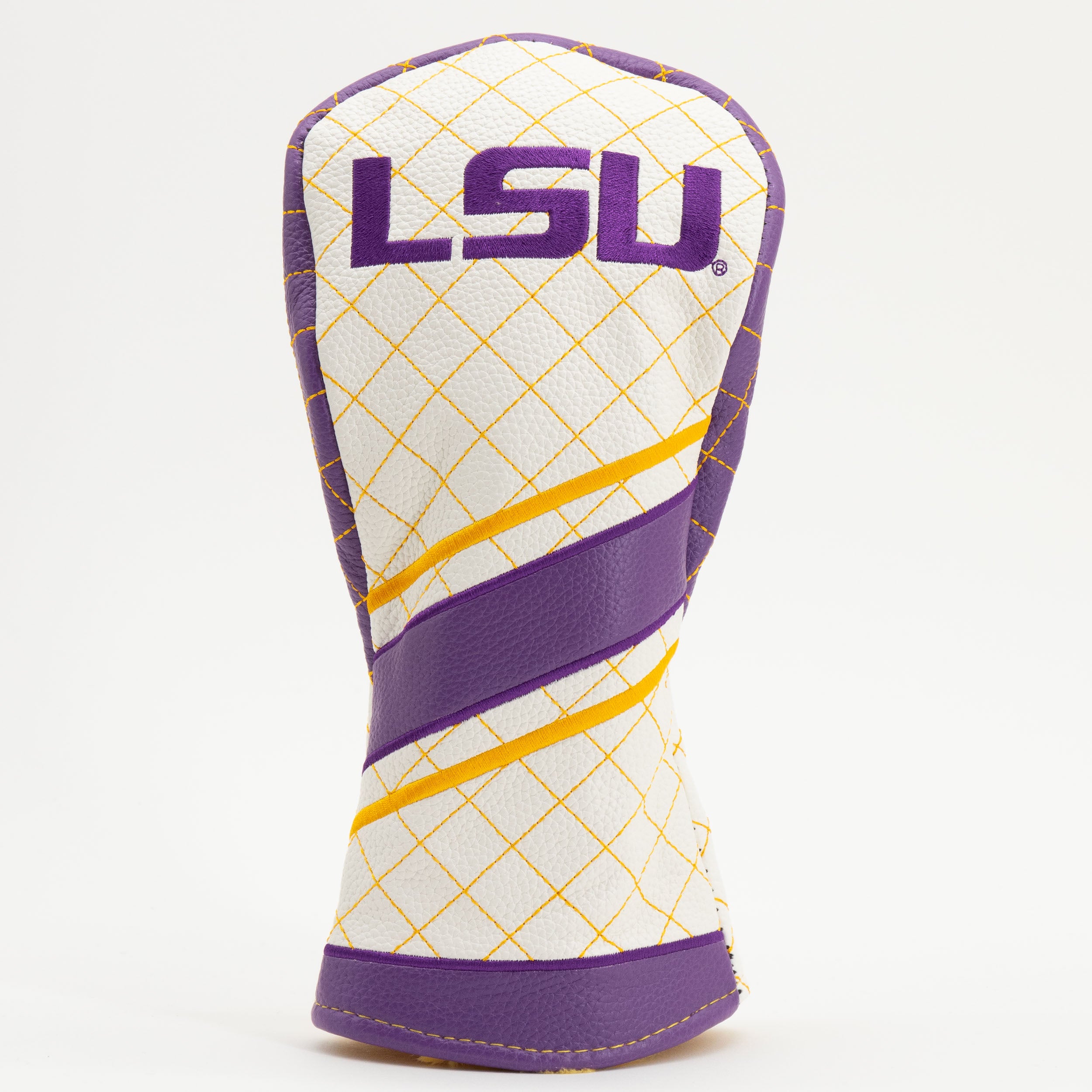 LSU Tigers Quilted Fairway Headcover (STRIPED)