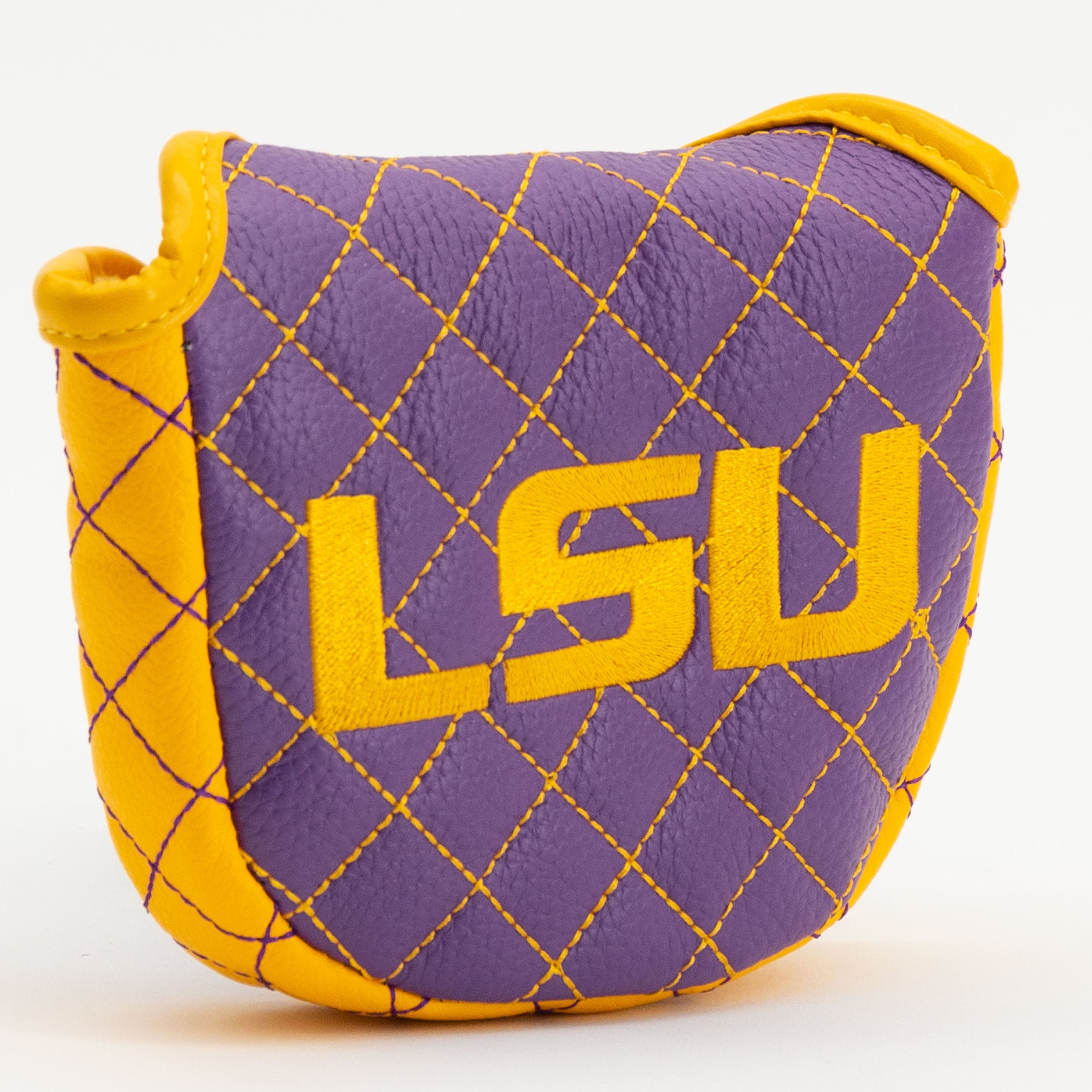 LSU Tigers Quilted Mallet Putter Cover (SOLID)