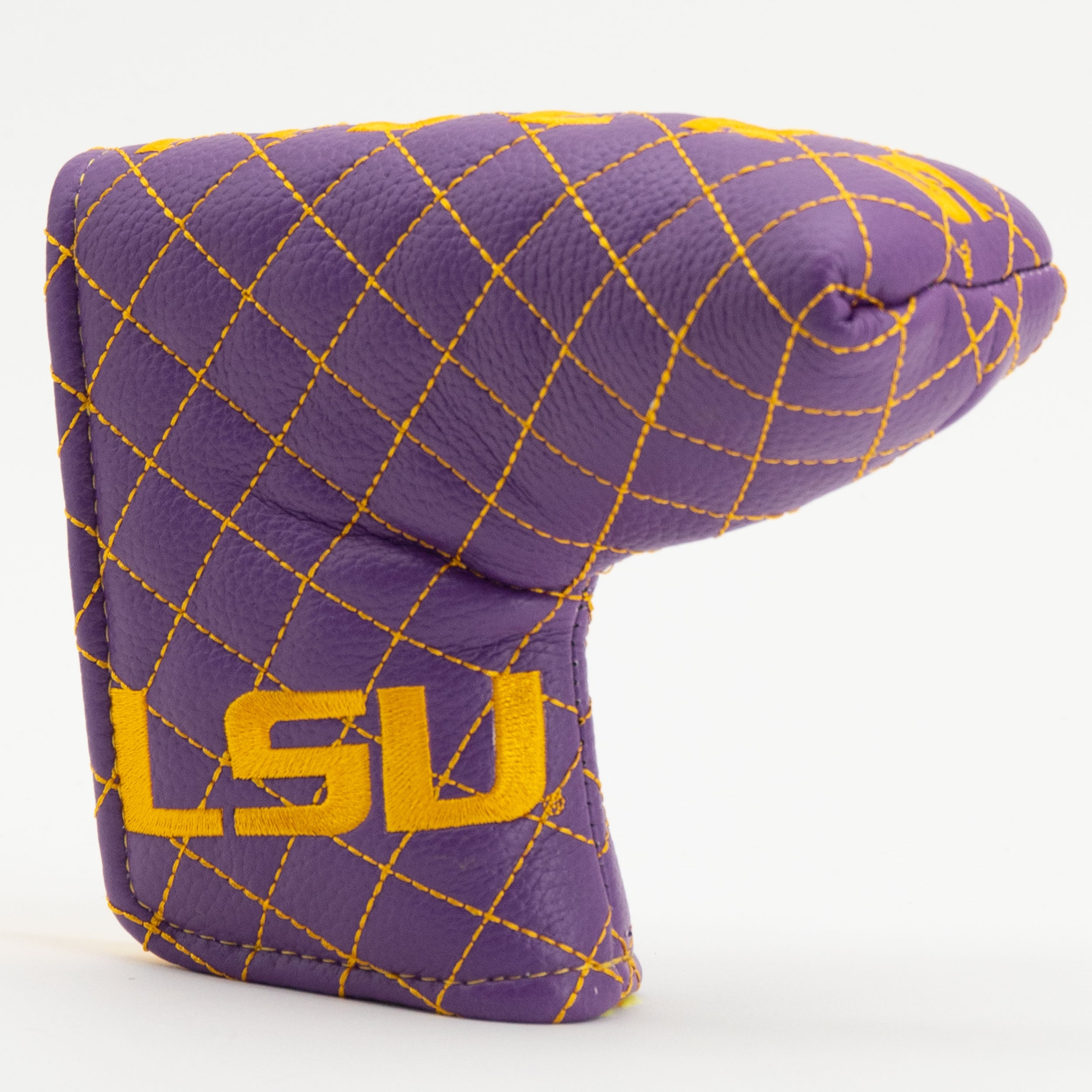 LSU Tigers Quited Blade Putter Cover (SOLID)