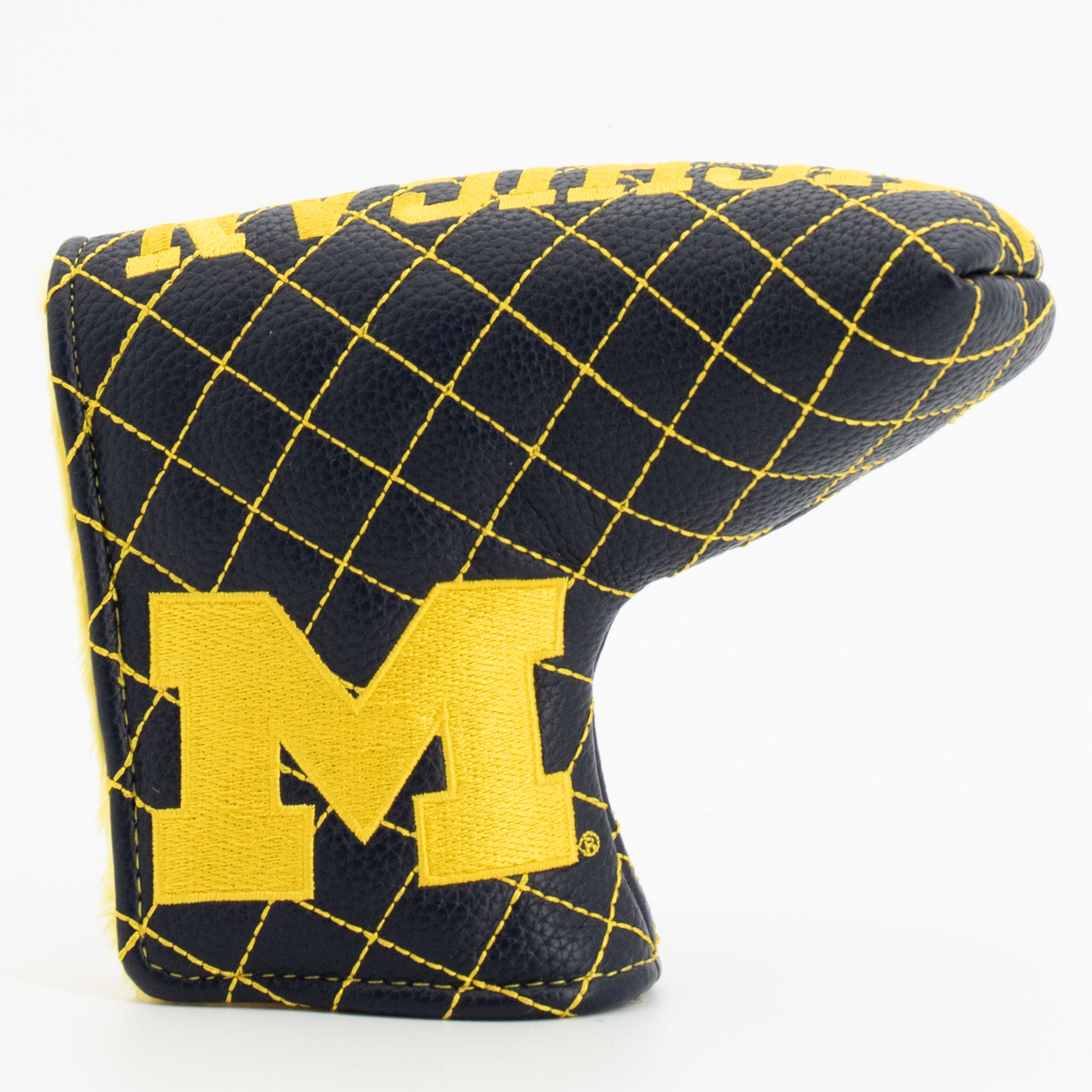 Michigan Wolverines Quited Blade Putter Cover (SOLID)