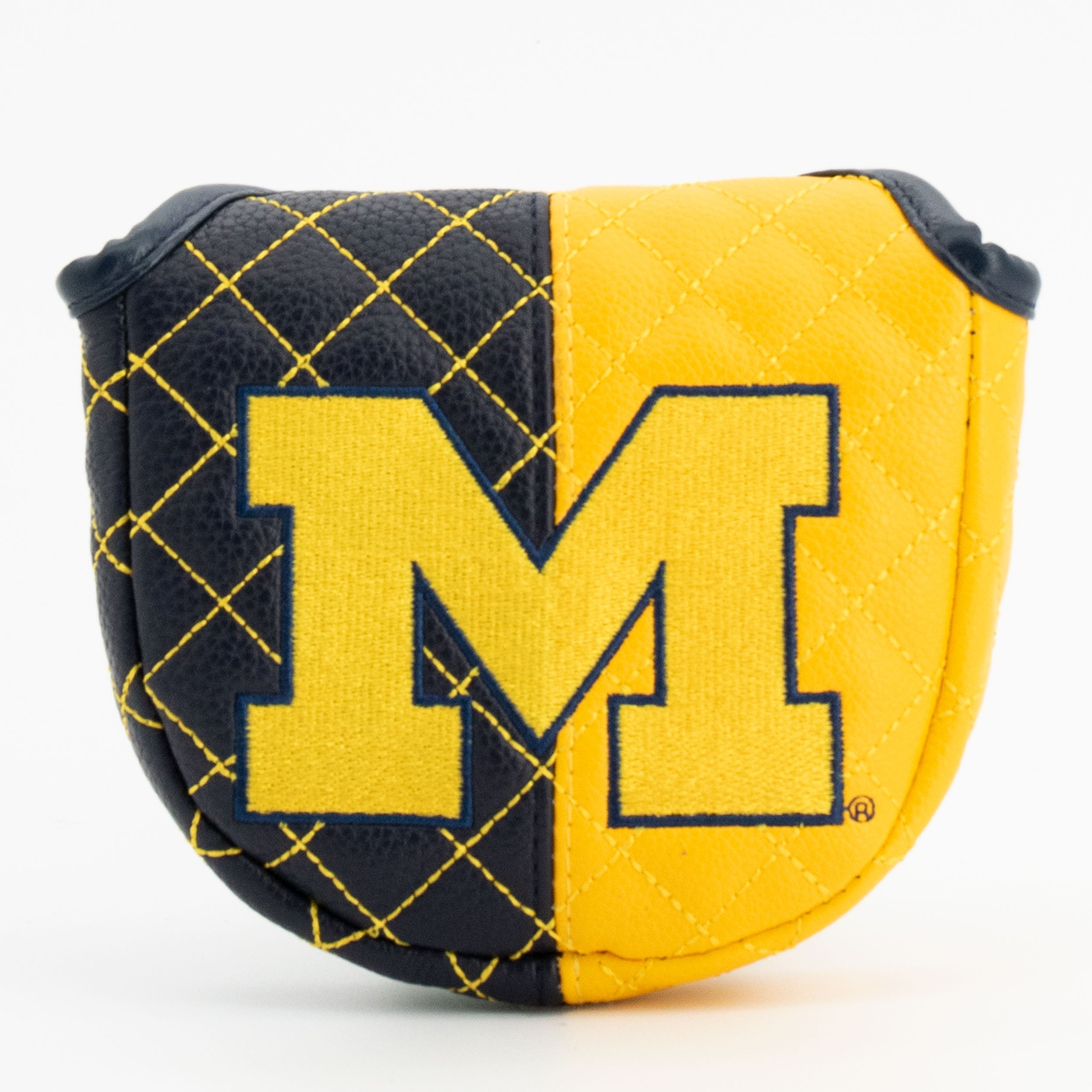 Michigan Wolverines Quilted Mallet Putter Cover (SPLIT)