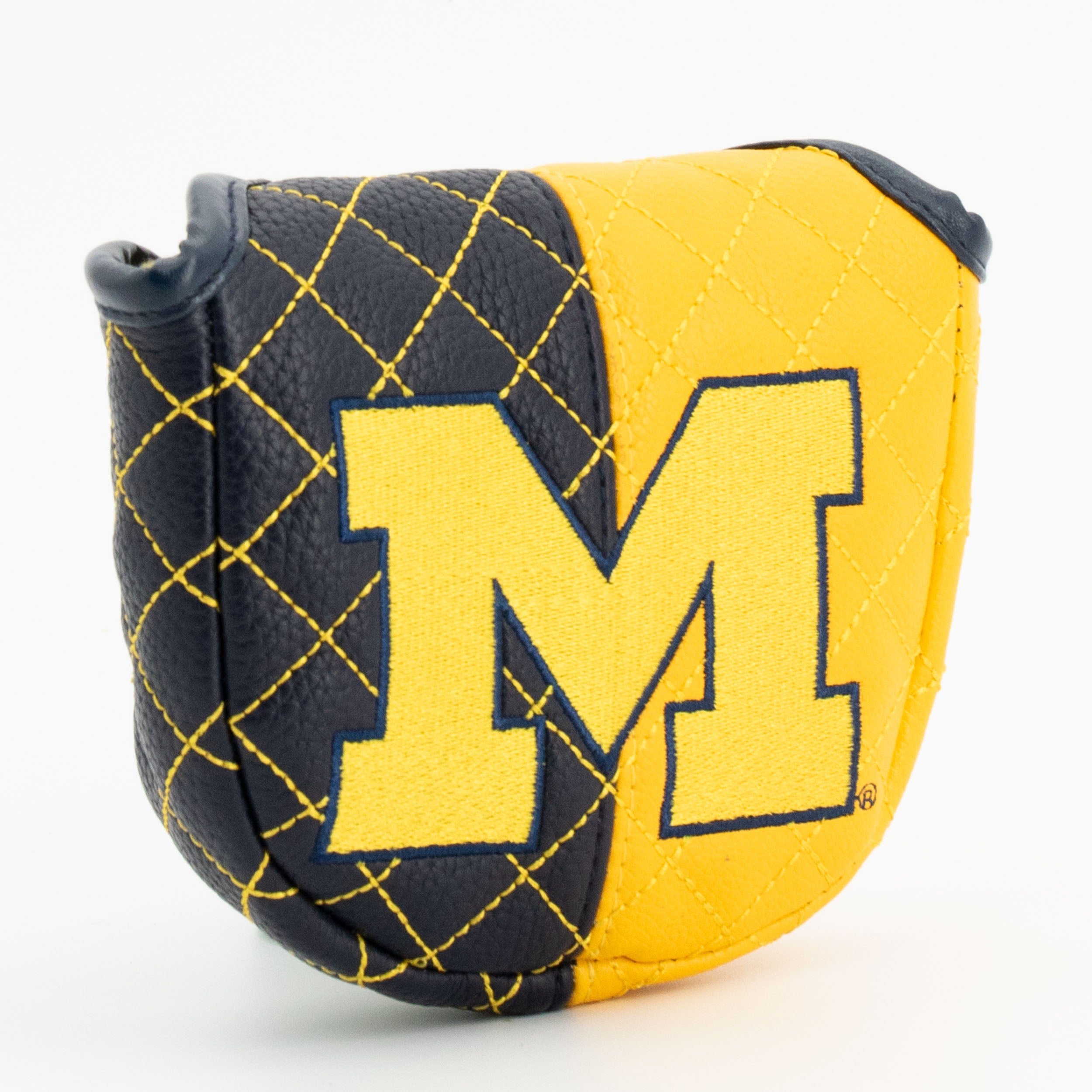 Michigan Wolverines Quilted Mallet Putter Cover (SPLIT)