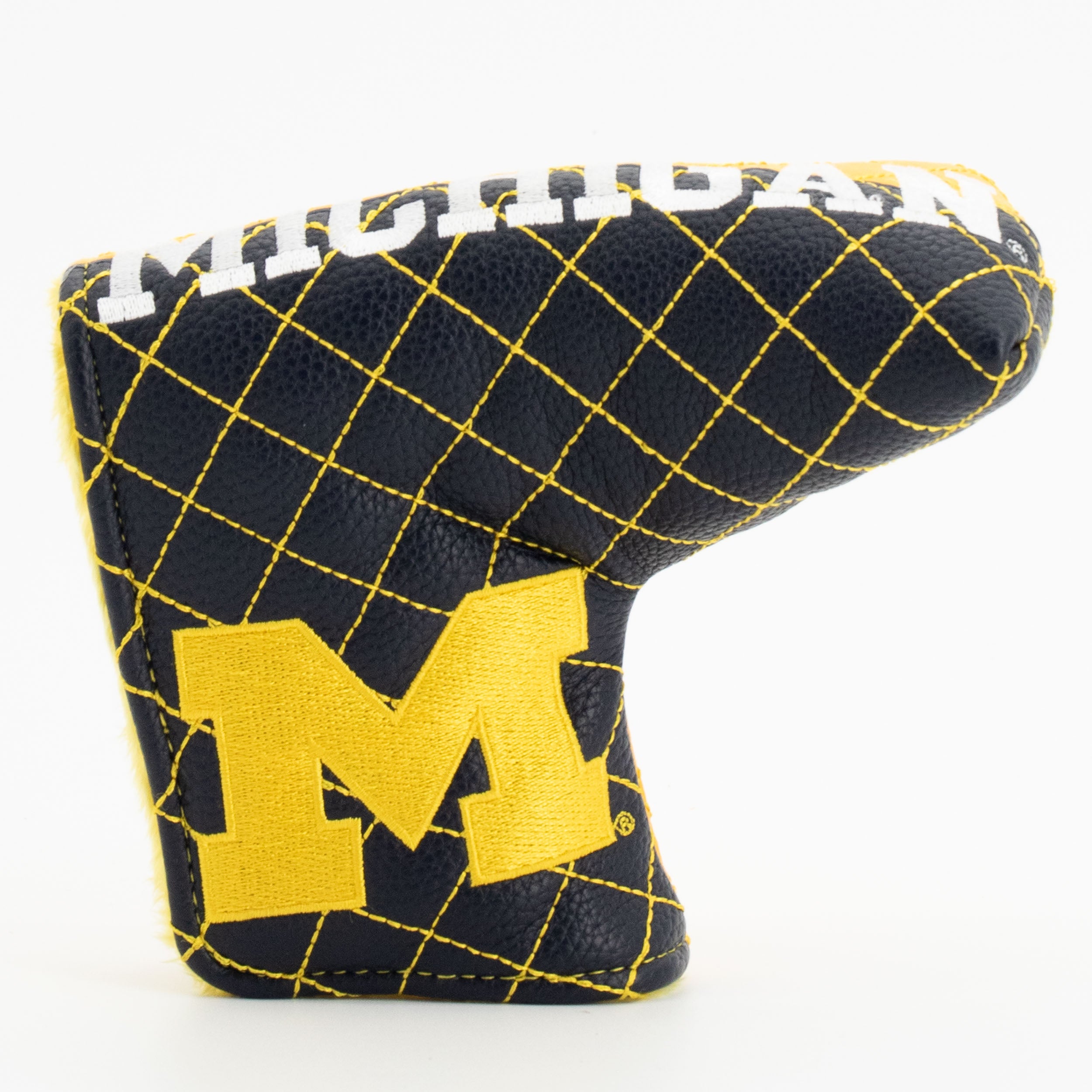 Michigan Wolverines Quited Blade Putter Cover (SPLIT)