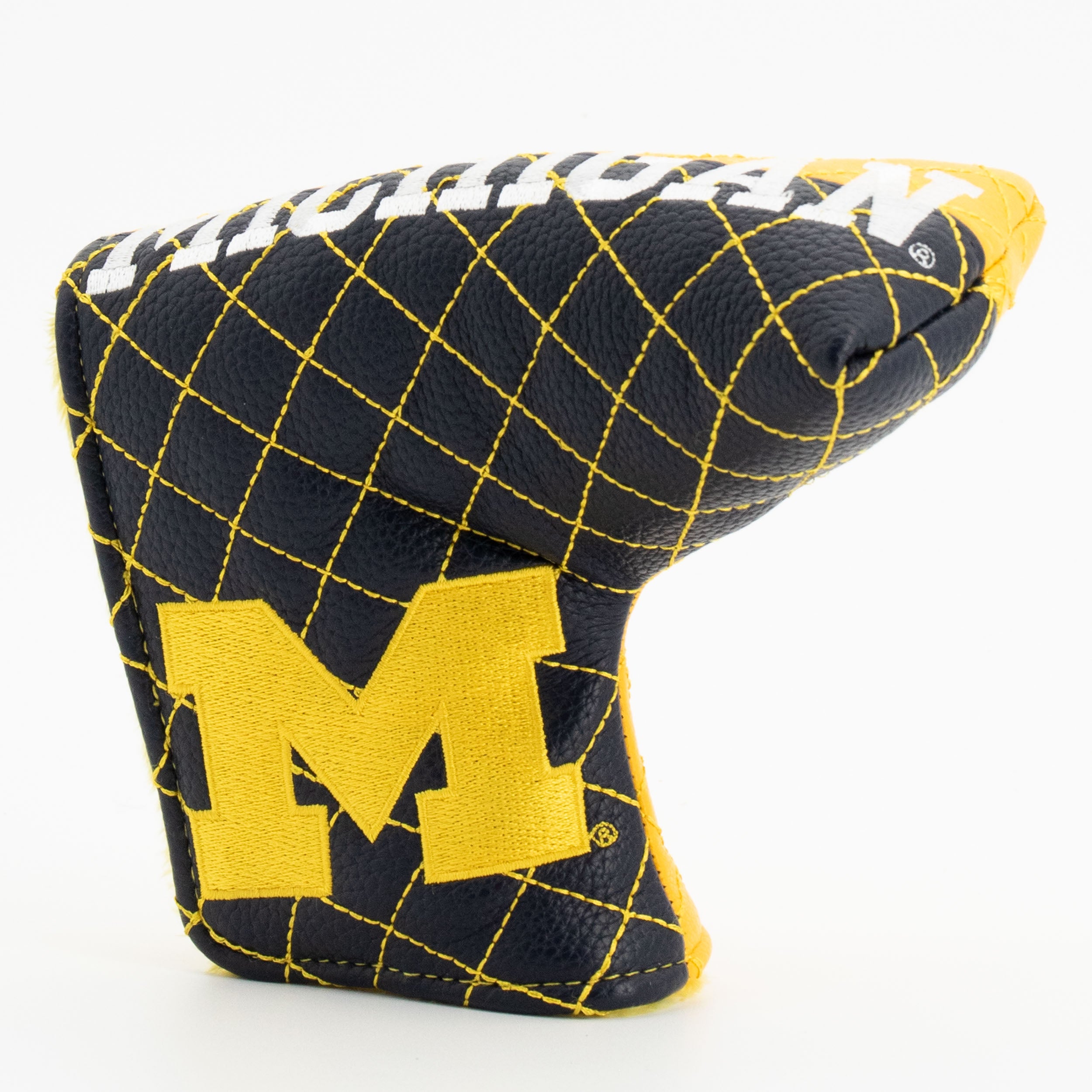 Michigan Wolverines Quited Blade Putter Cover (SPLIT)