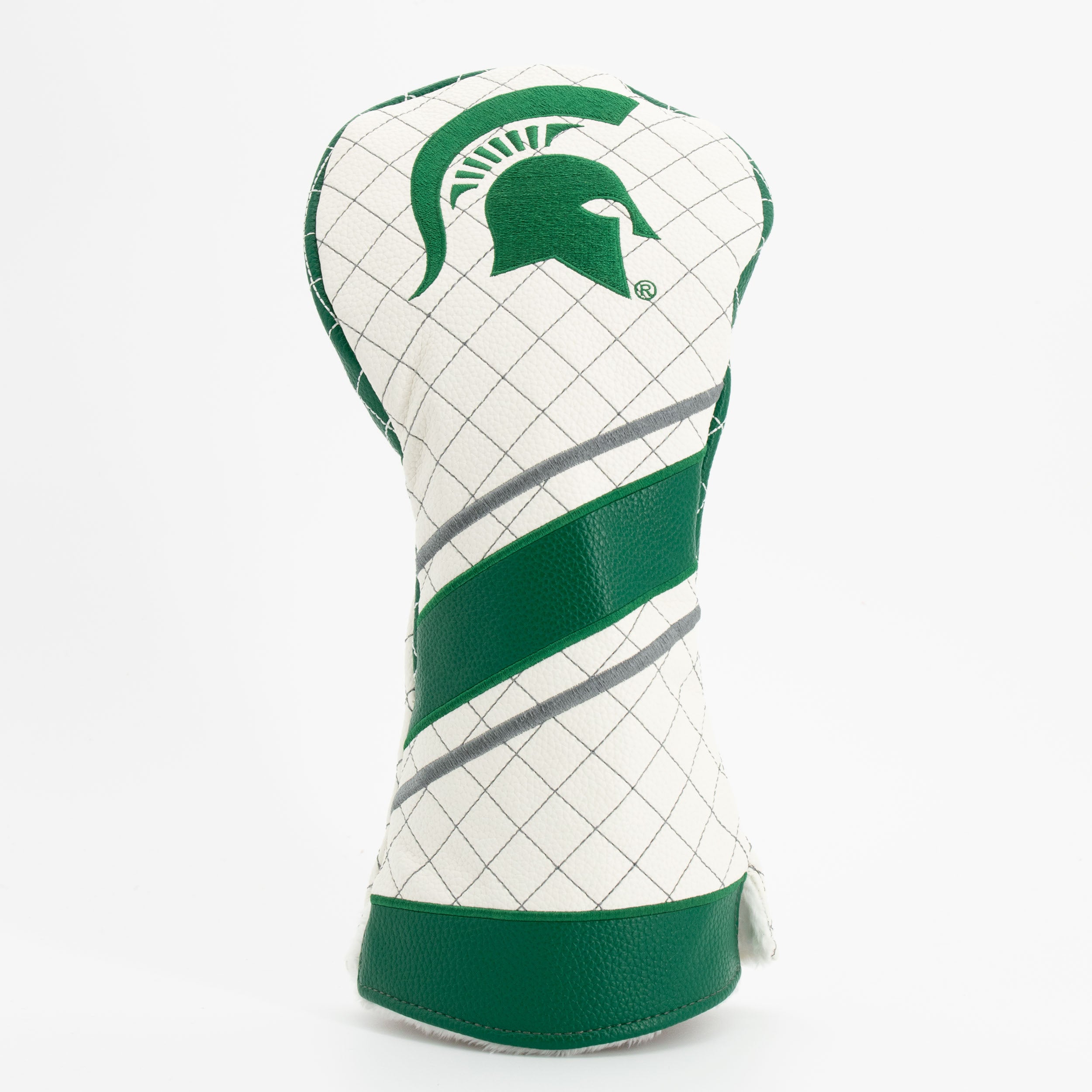 Michigan State Spartans Quilted Driver Headcover (STRIPED)