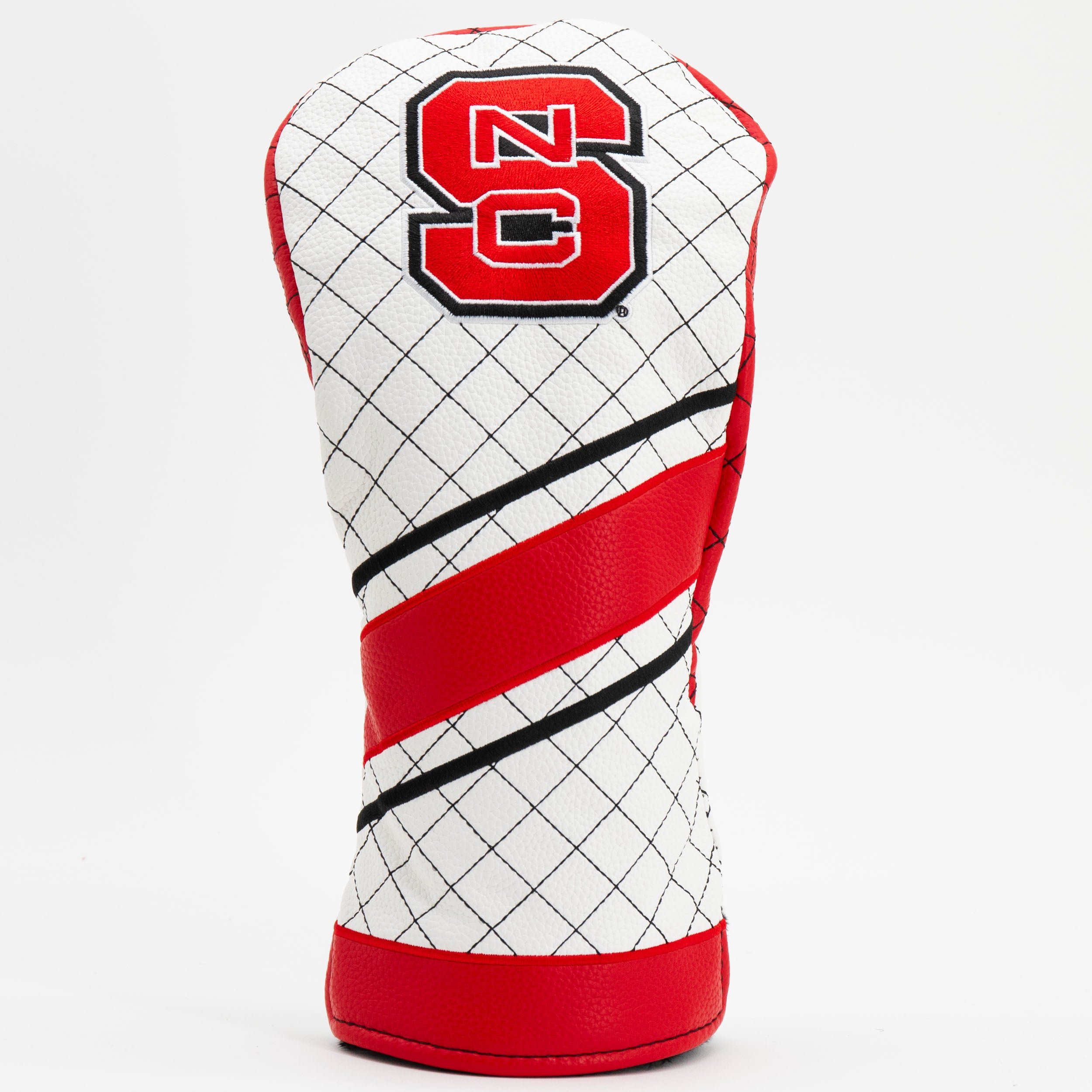 NC State Wolfpack Quilted Driver Headcover (STRIPED)