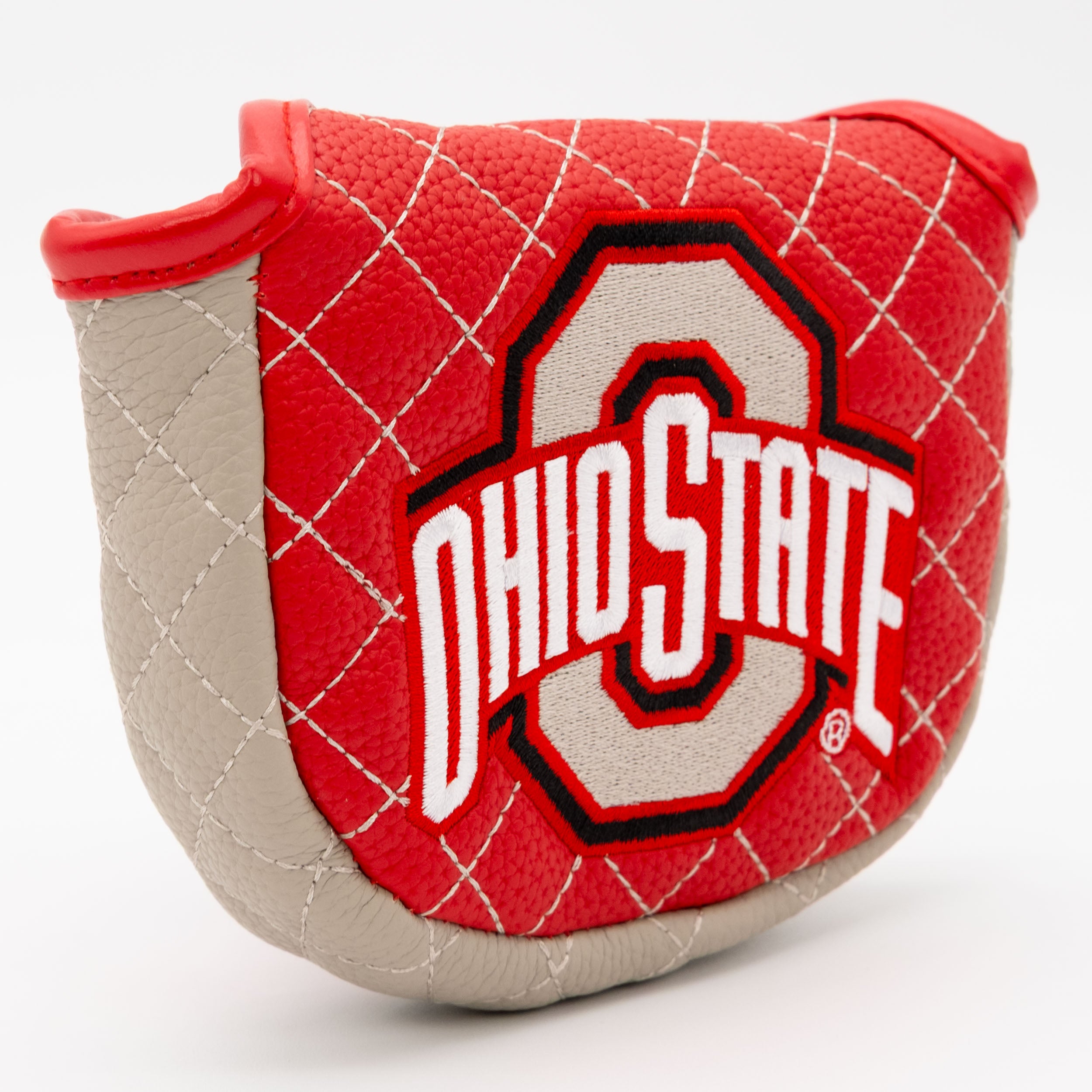 Ohio State Buckeyes Quilted Mallet Putter Cover (SOLID)