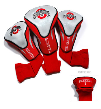 Ohio State Buckeyes 3 Pack Contour Sock Headcovers