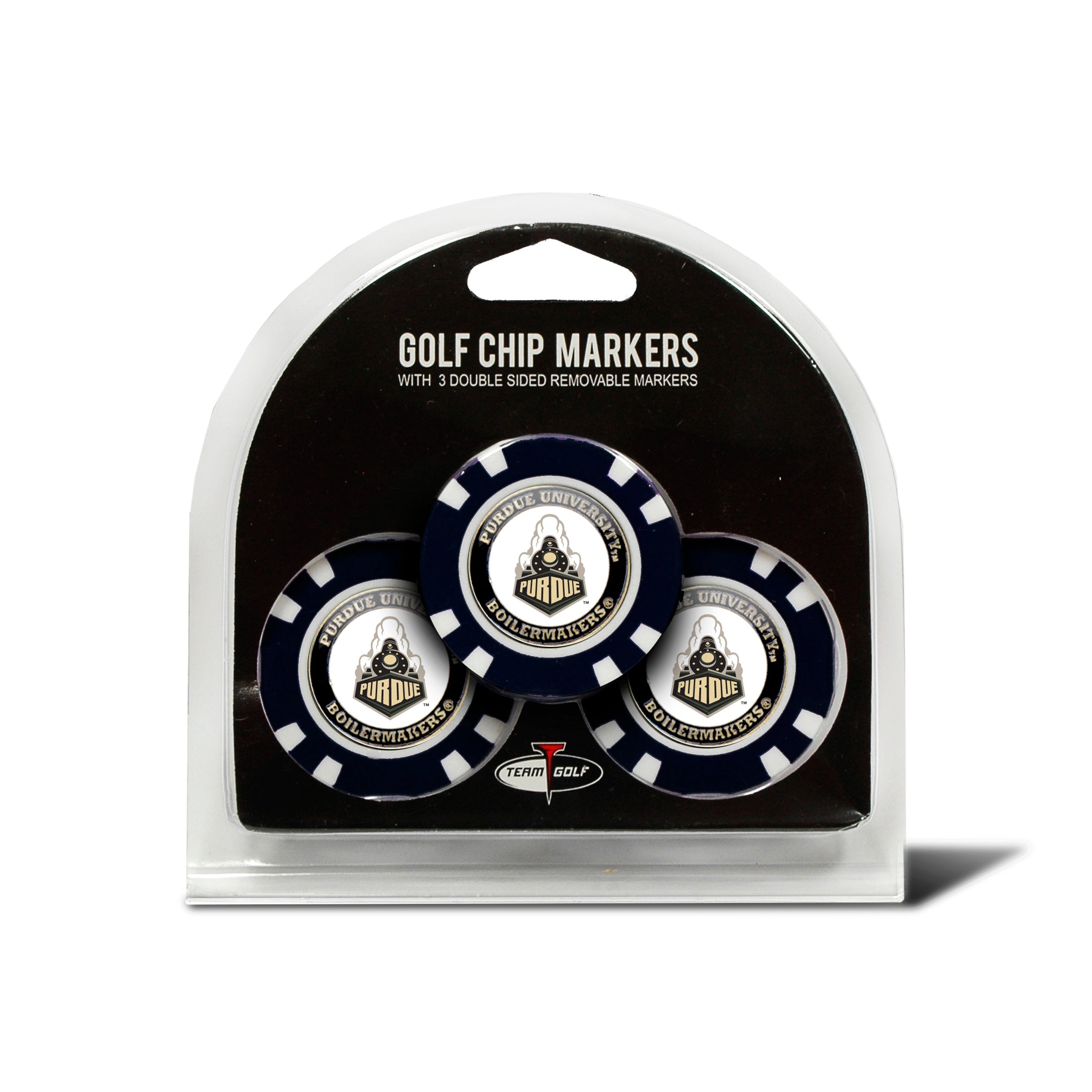 Purdue Boilermakers 3 Pack Golf Chip Ball Markers