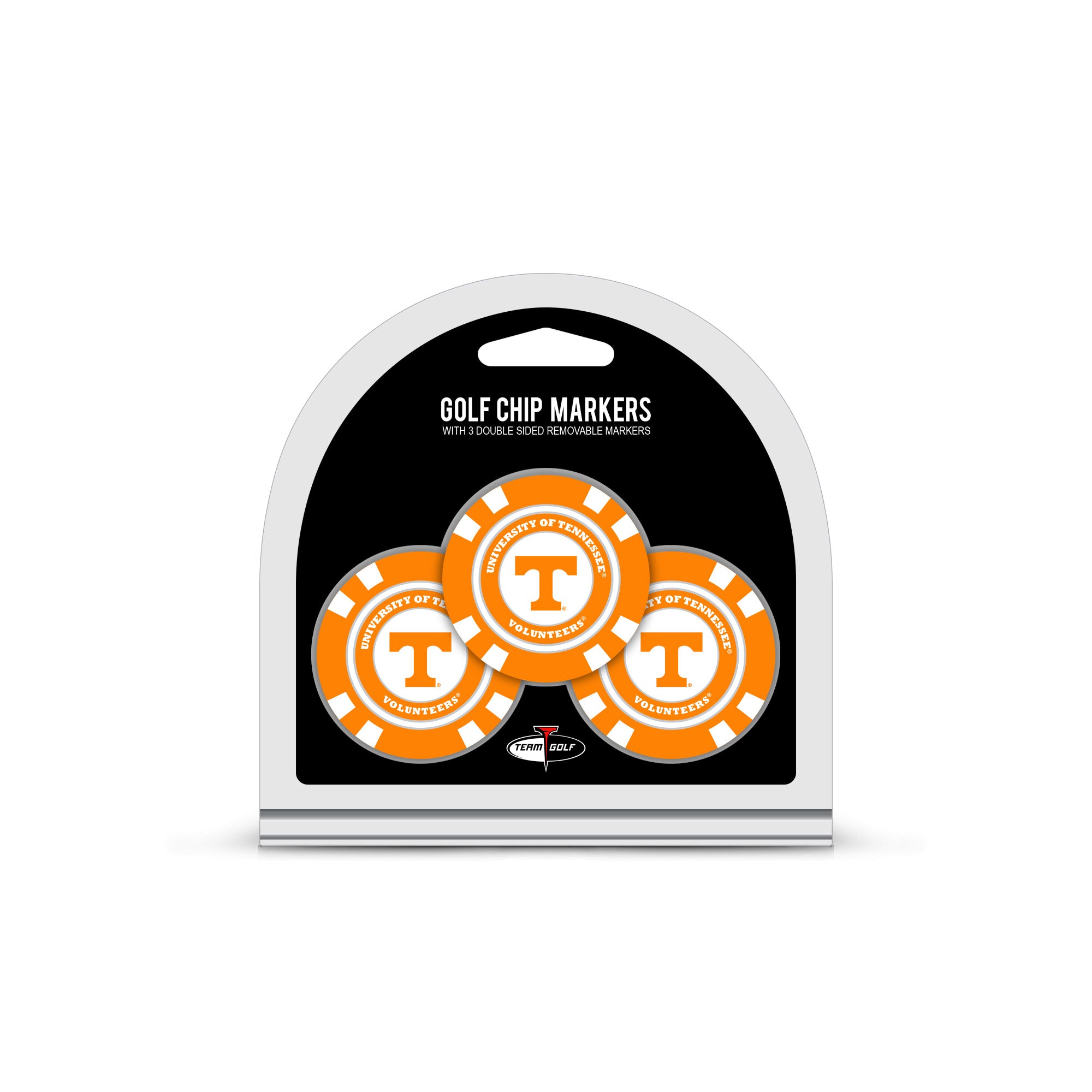 Tennessee Volunteers 3 Pack Golf Chip Ball Markers