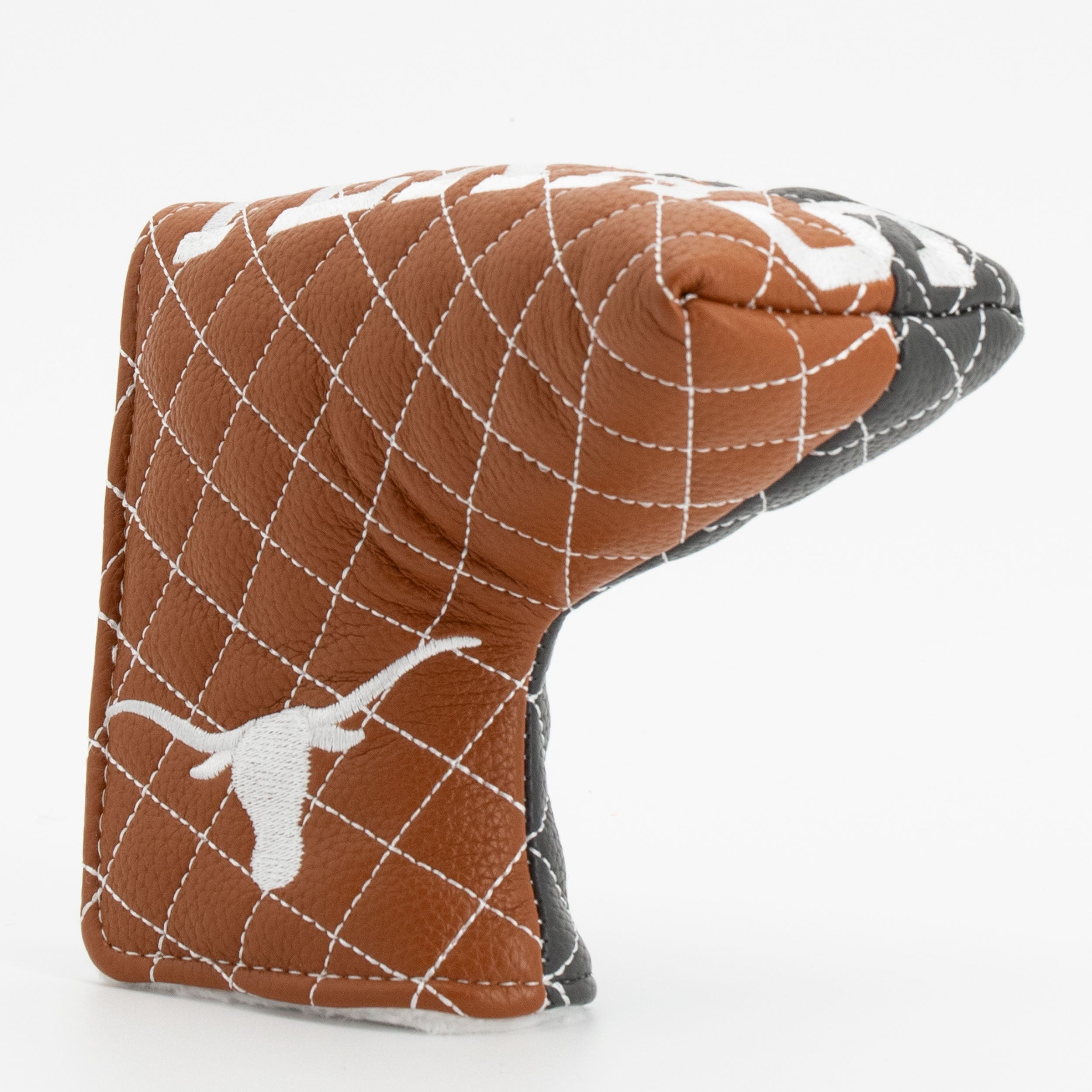 Texas Longhorns Quited Blade Putter Cover (SPLIT)