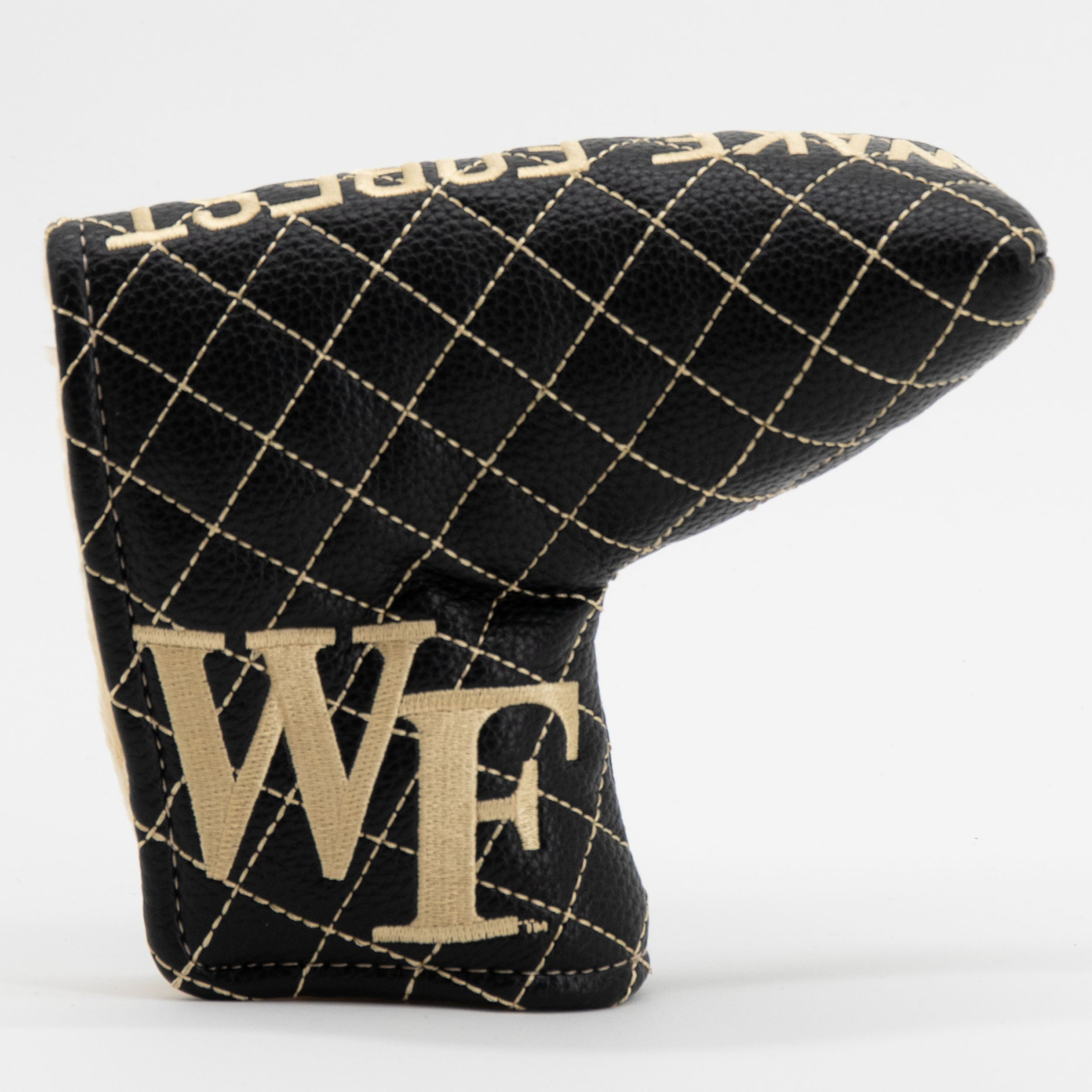 Wake Forest Demon Deacons Quited Blade Putter Cover (SOLID)