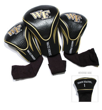 Wake Forest Demon Deacons 3 Pack Contour Sock Headcovers
