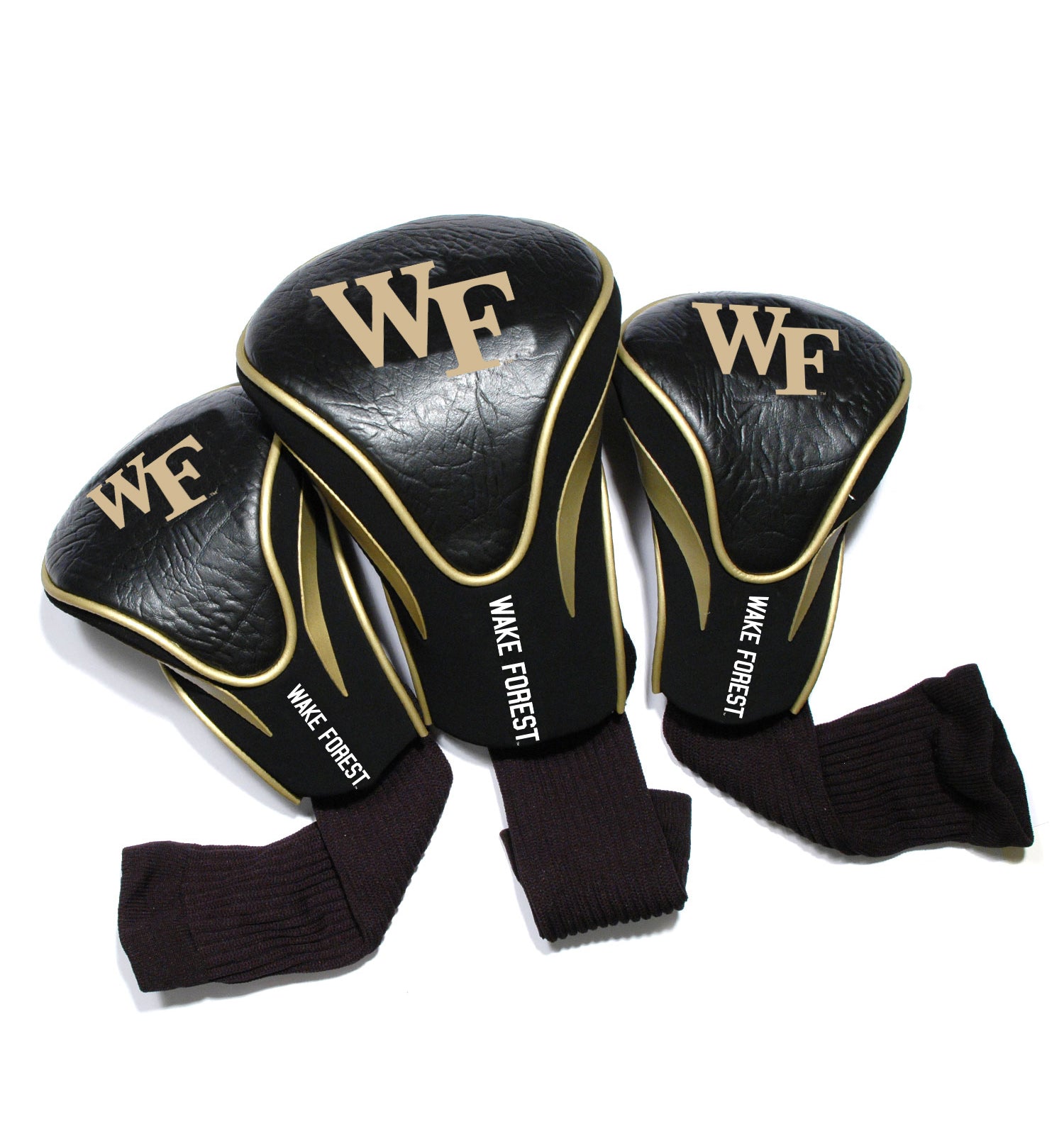 Wake Forest Demon Deacons 3 Pack Contour Sock Headcovers