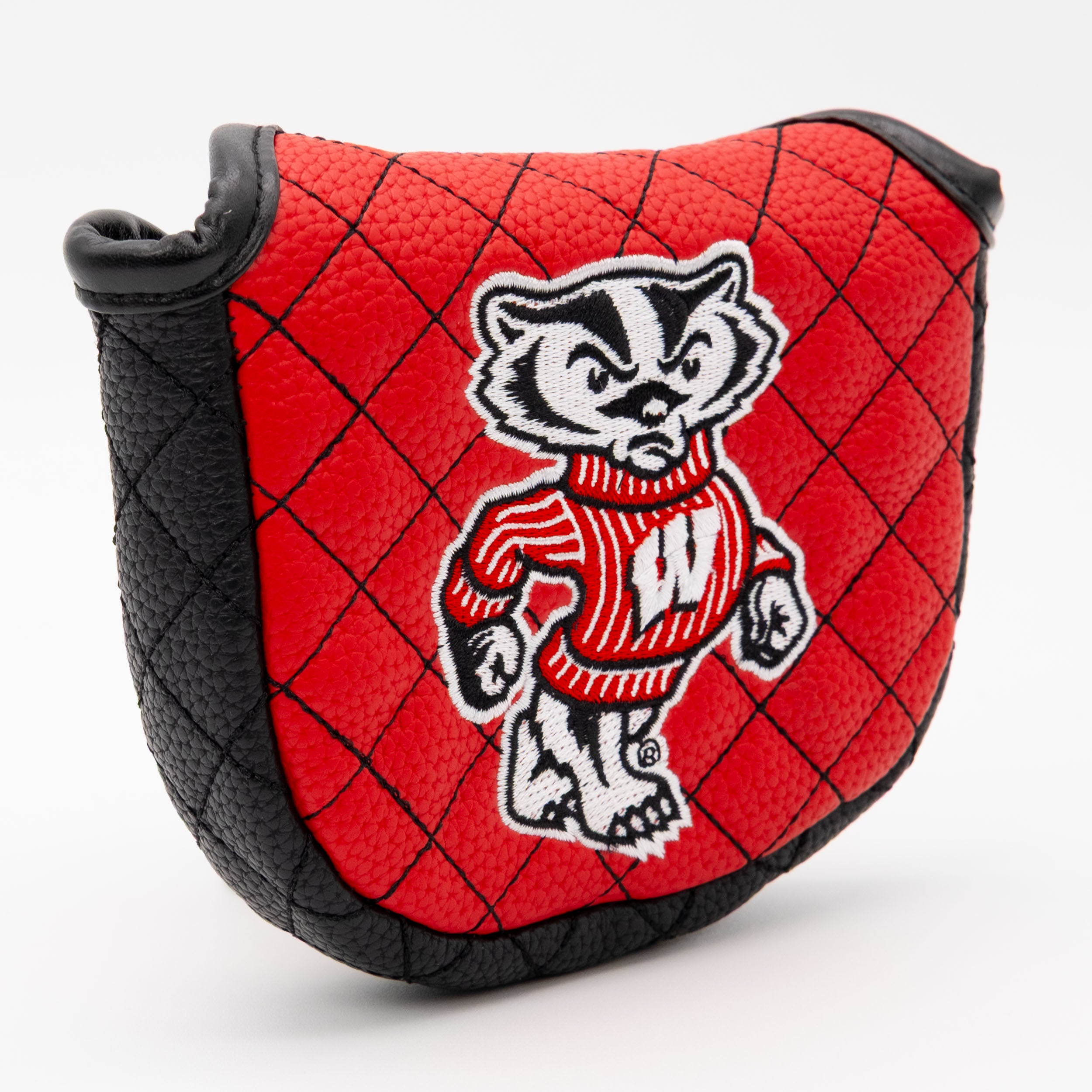 Wisconsin Badgers Quilted Mallet Putter Cover (SOLID)