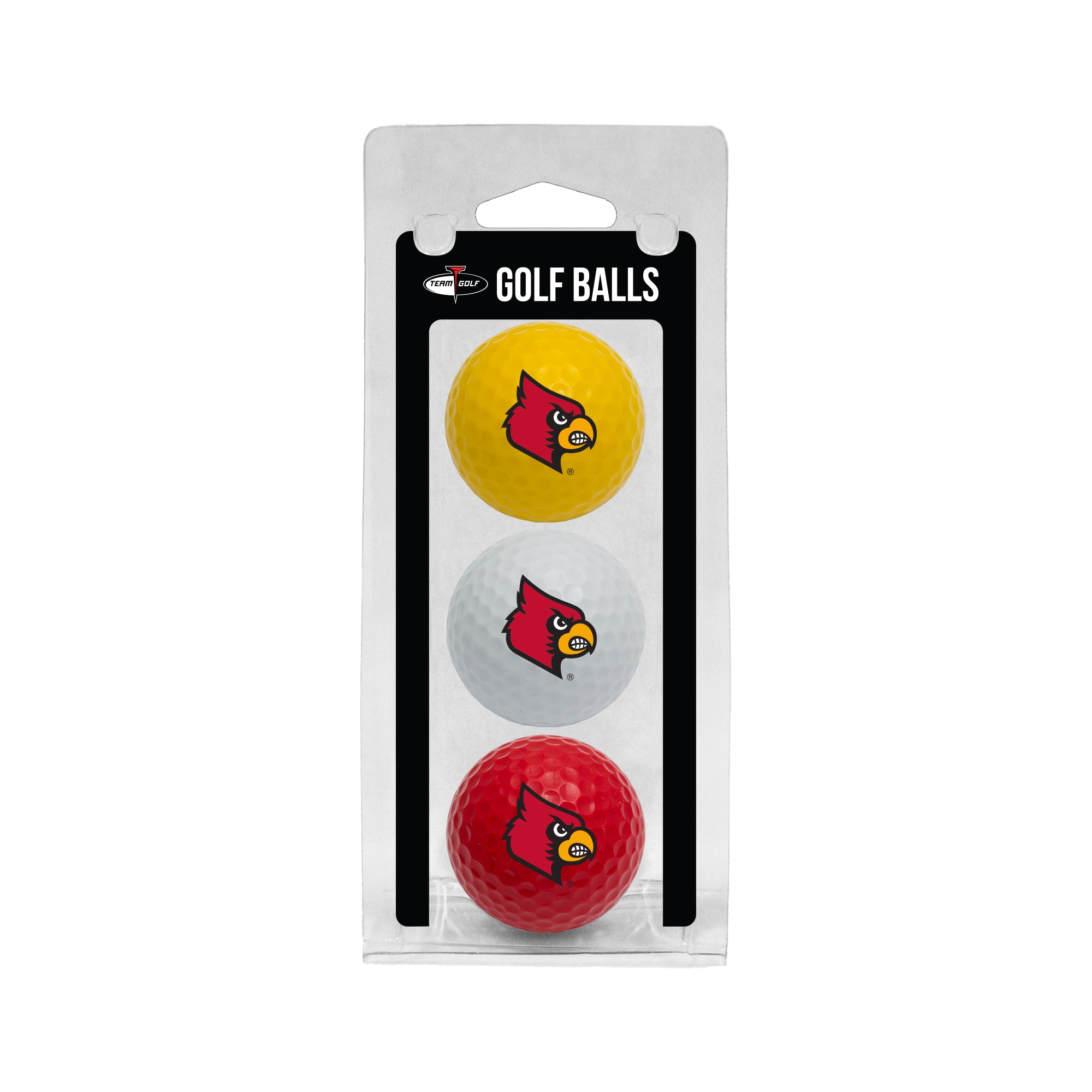 Louisville Cardinals 3 Golf Ball Pack