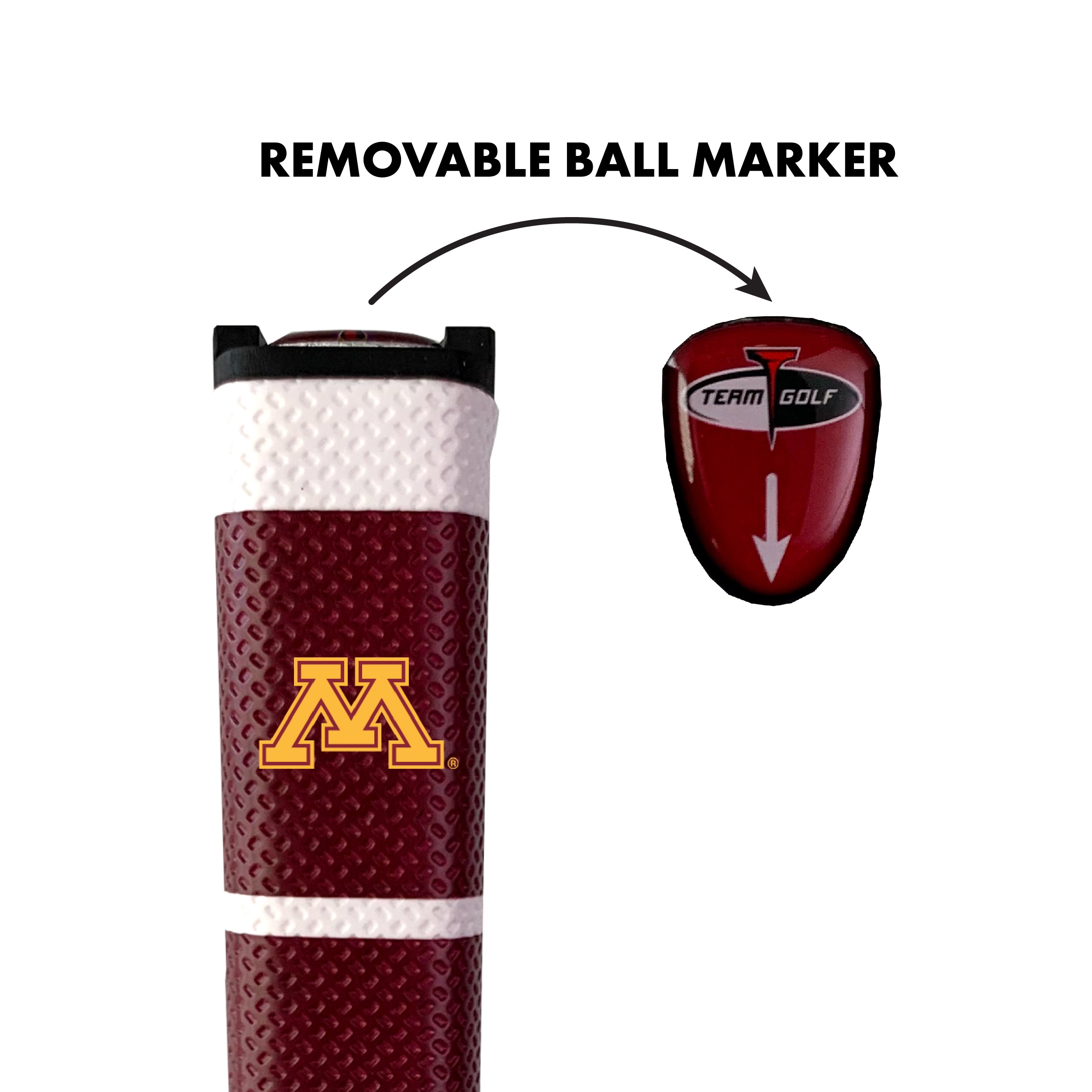 Minnesota Golden Gophers Putter Grip