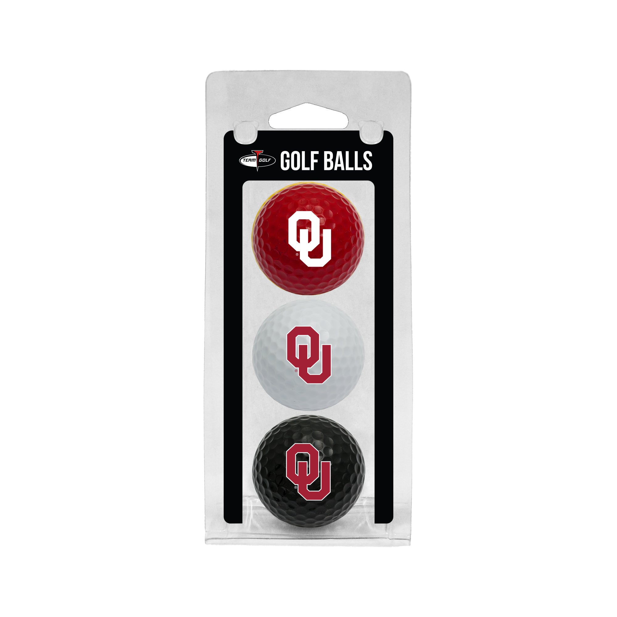 Oklahoma Sooners Golf Balls 3 Pack